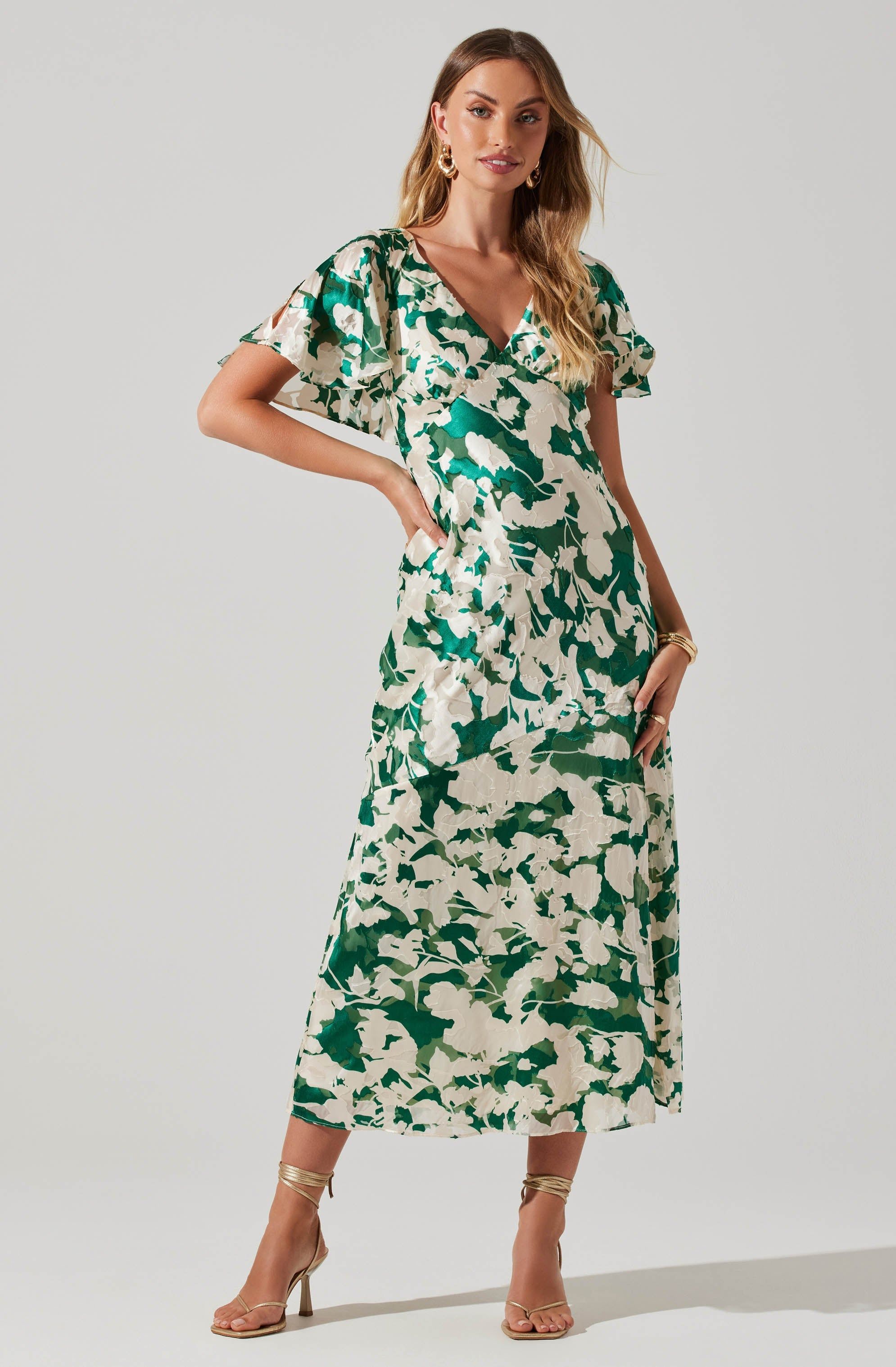 Florecita Floral Print Midi Dress sold by Astr product image thumbnail 3