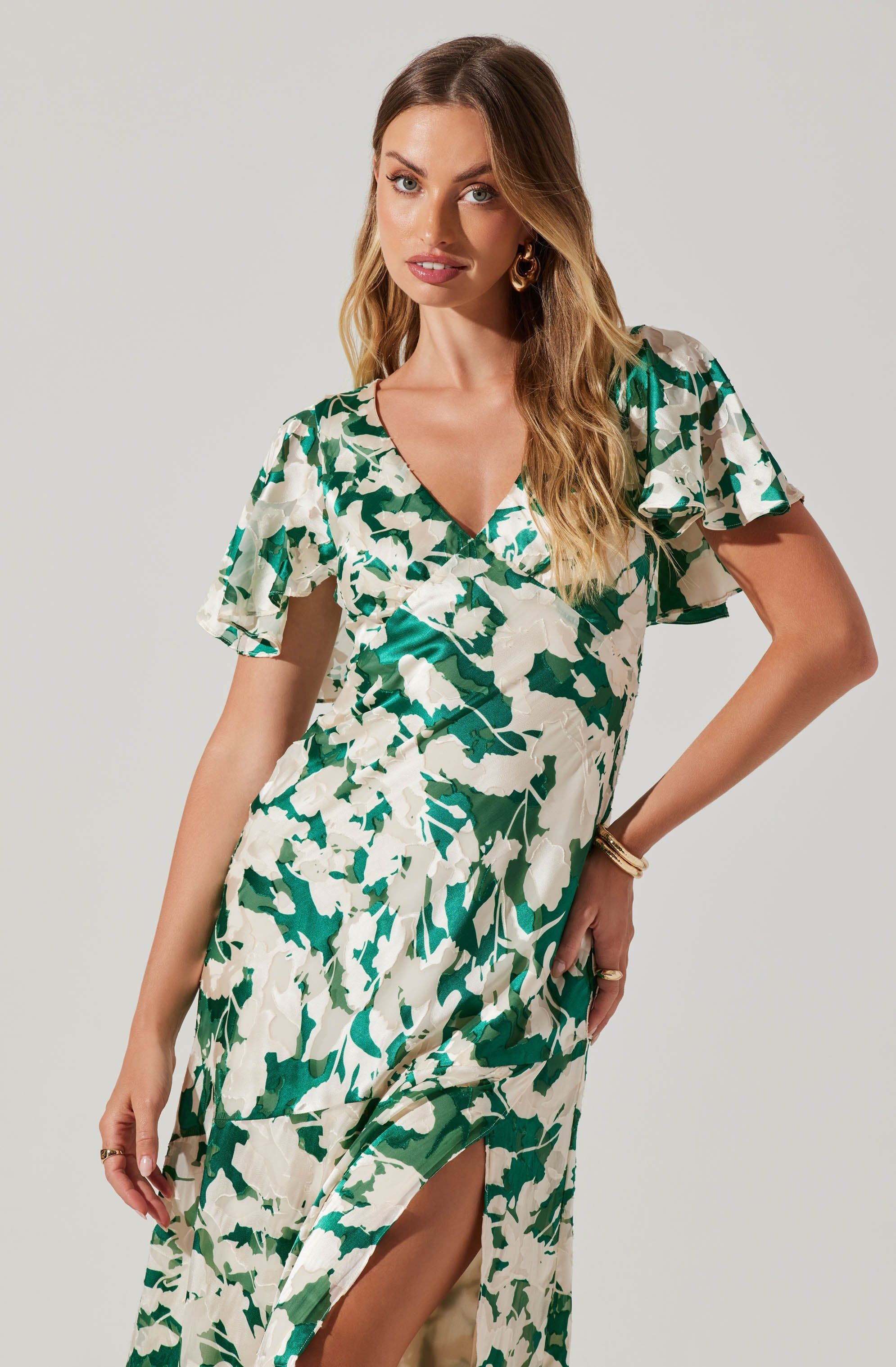 Florecita Floral Print Midi Dress sold by Astr product image thumbnail 4