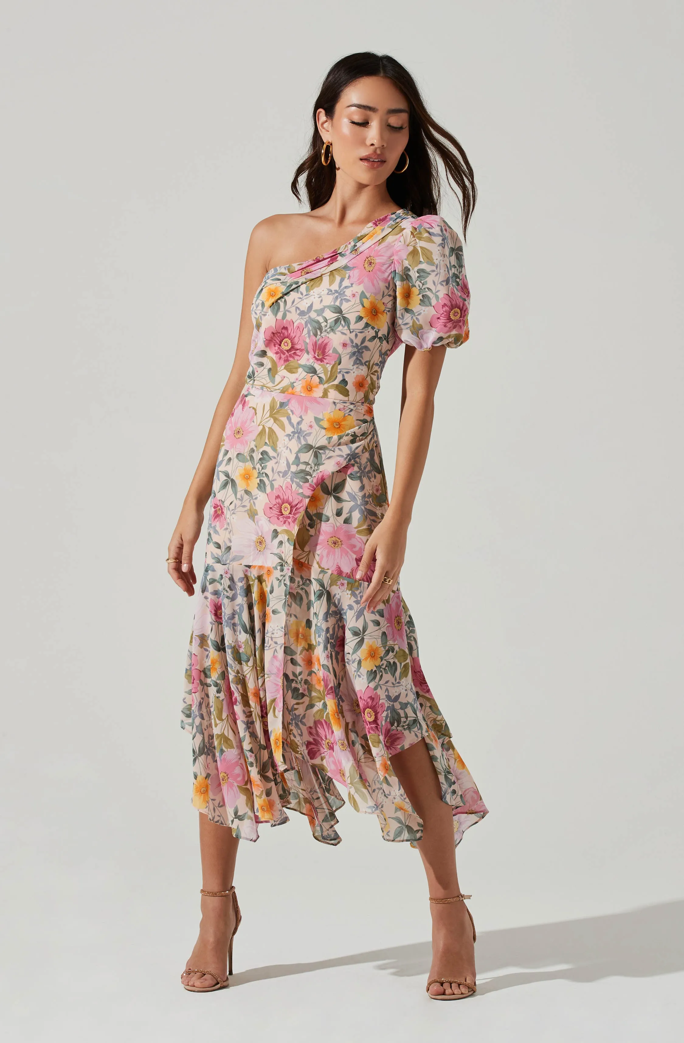 Santorini One Shoulder Midi Dress sold by Astr product image thumbnail 3