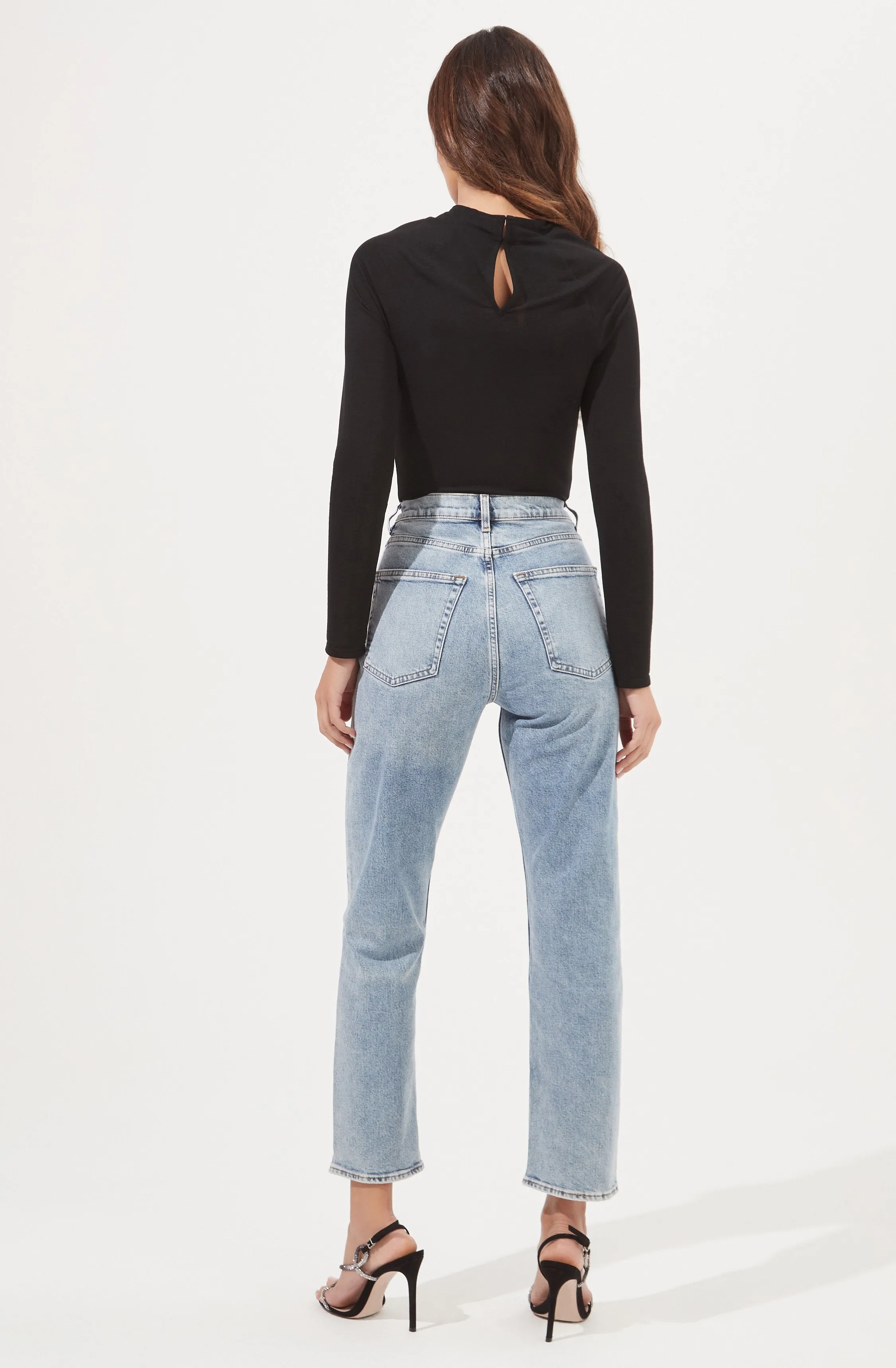 Cristen Ruched Cutout Bodysuit sold by Astr product image thumbnail 4