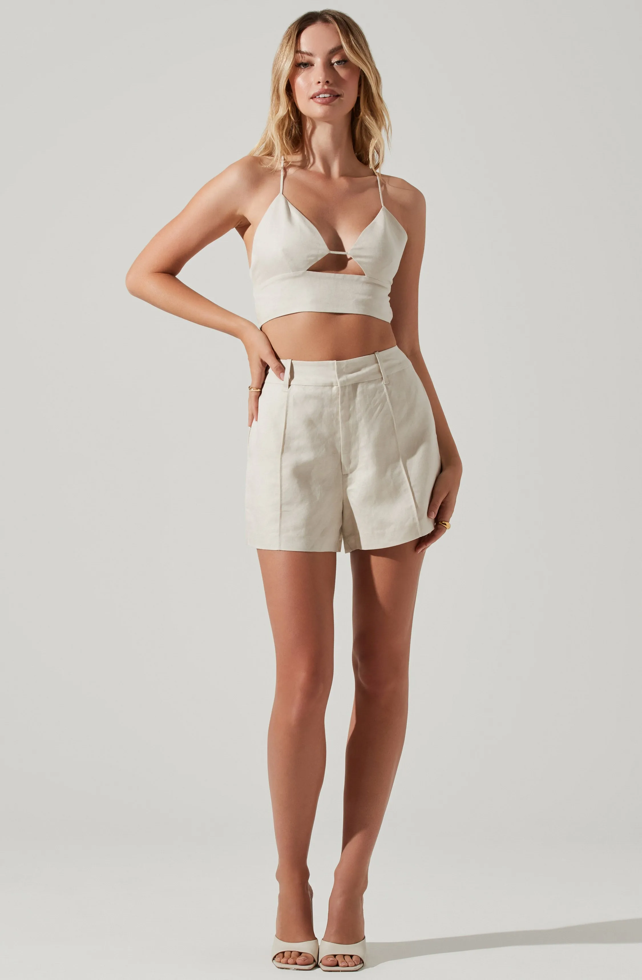 Amiah Cutout Crop Top sold by Astr product image thumbnail 2