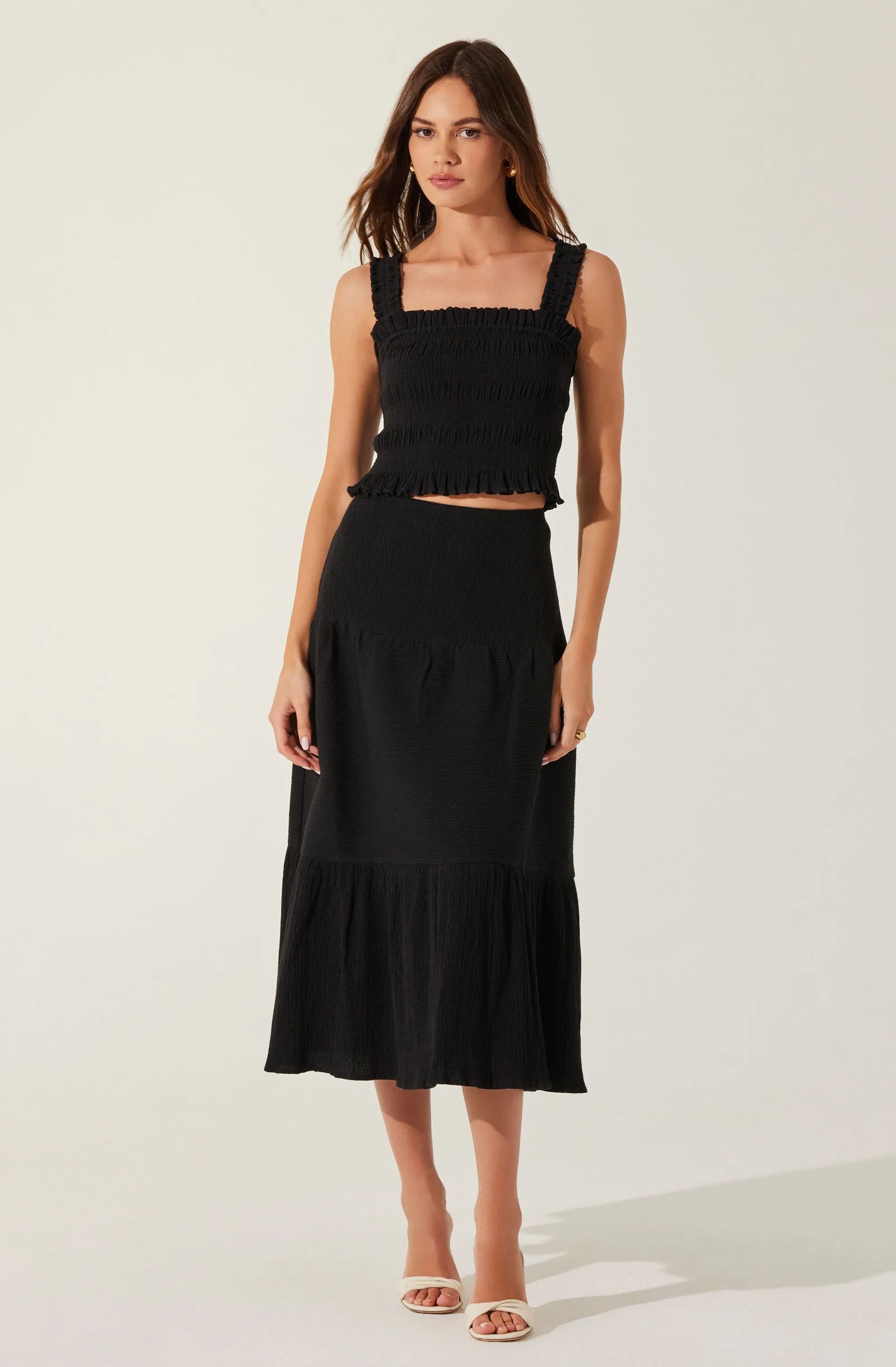 Shirred Sleeveless Top sold by Astr product image thumbnail 5