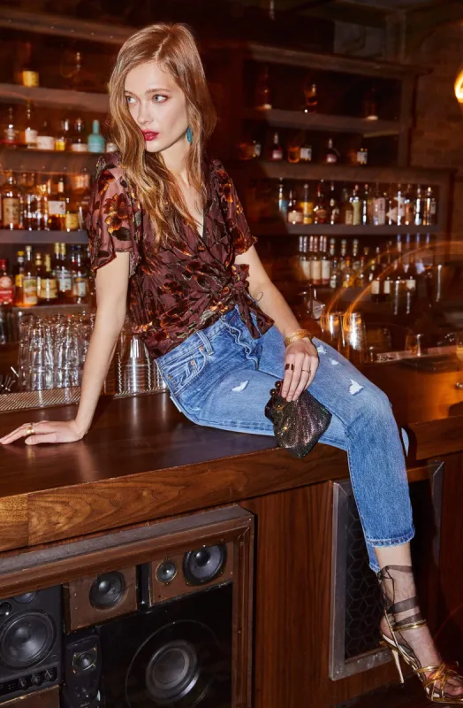 Veda Floral Bodysuit sold by Astr