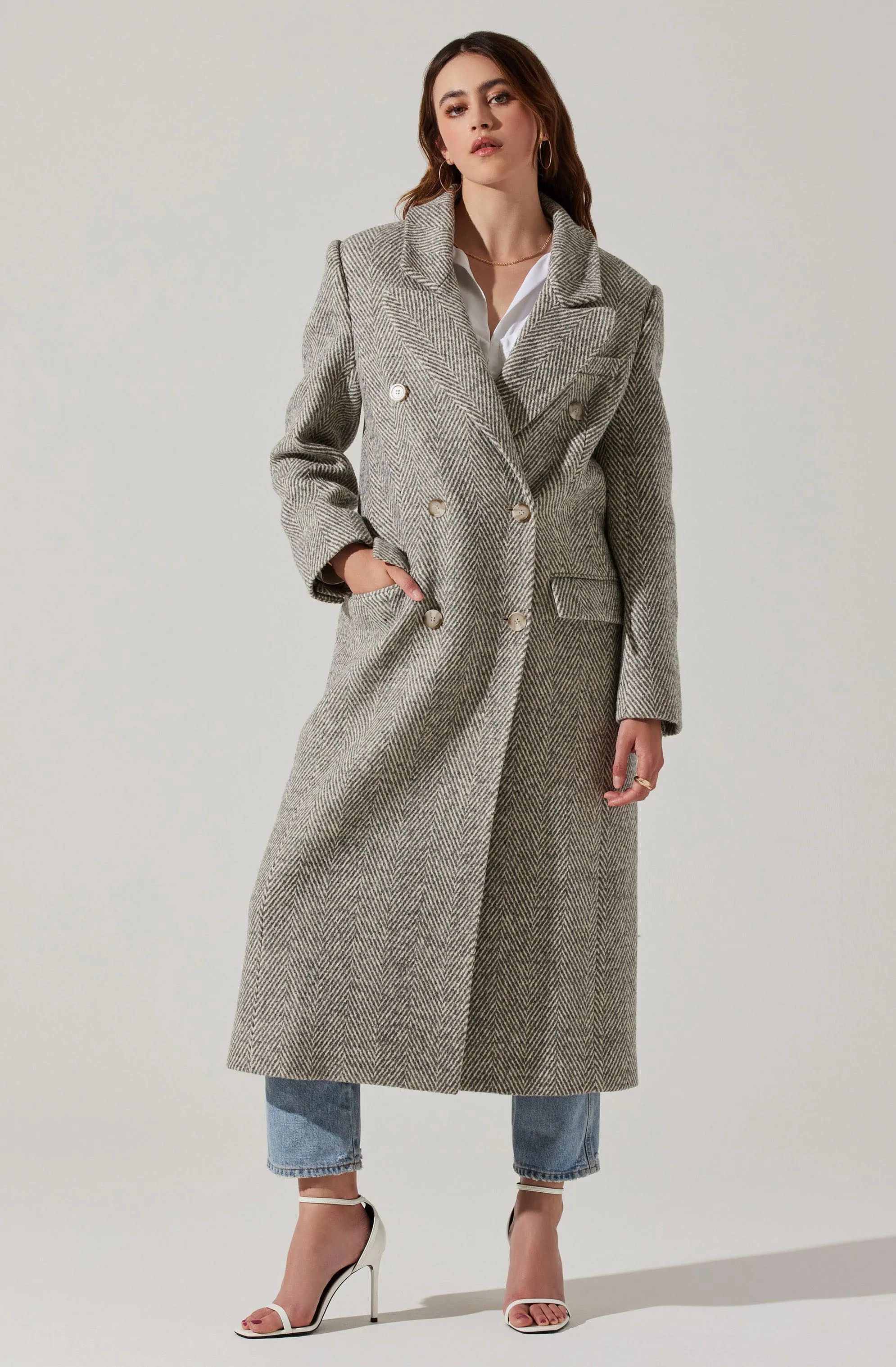 Morana Oversized Boucle Coat sold by Astr product image thumbnail 3