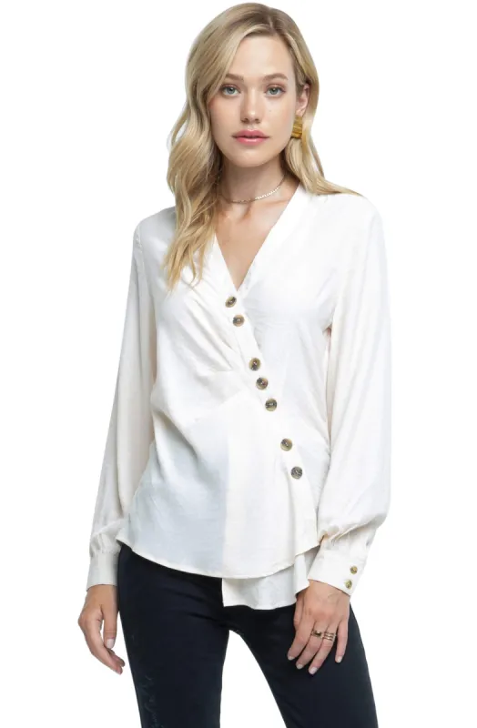 Cross Over Blouse sold by Astr