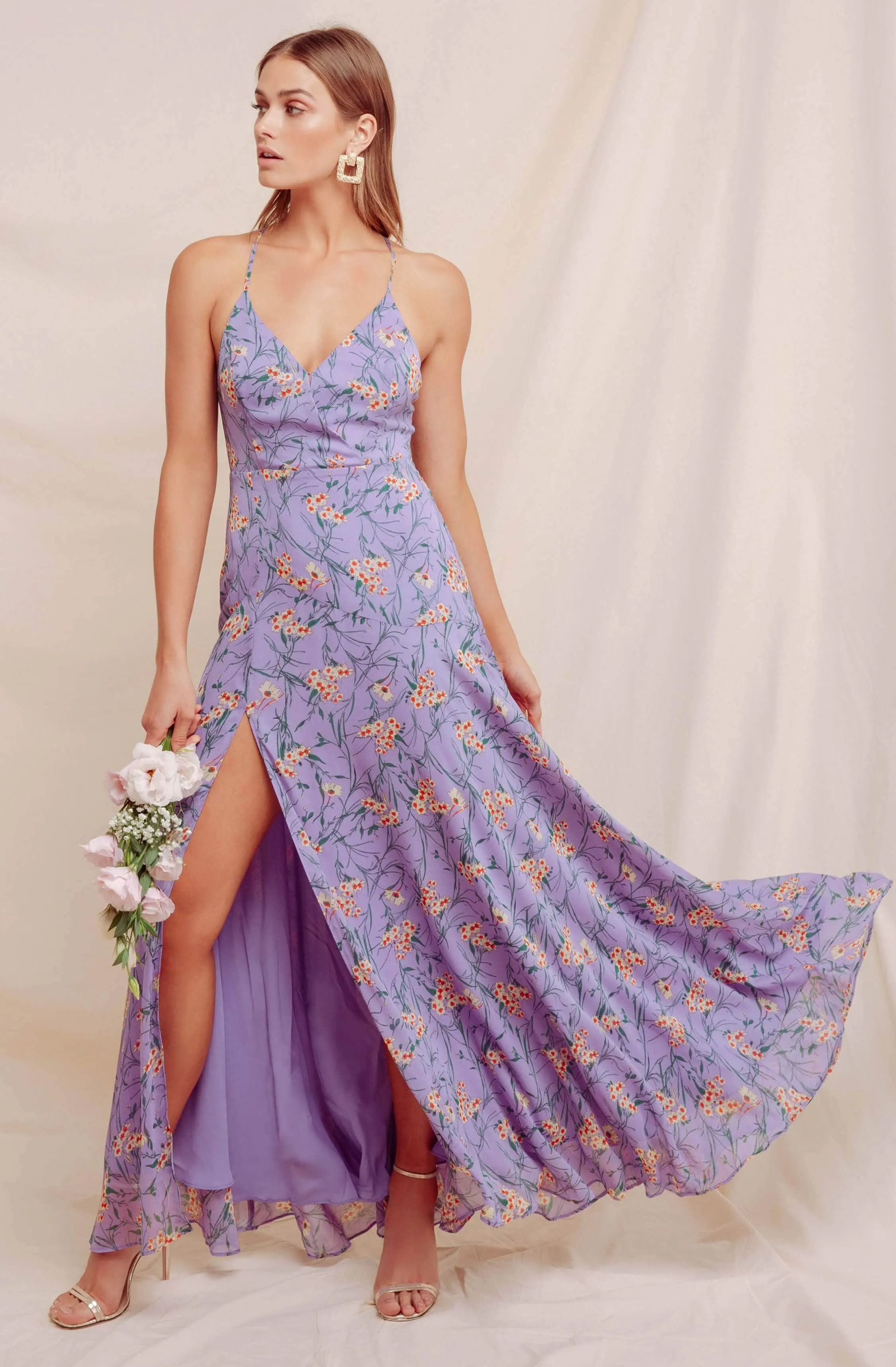 Pandora Floral Maxi Dress sold by Astr product image thumbnail 5