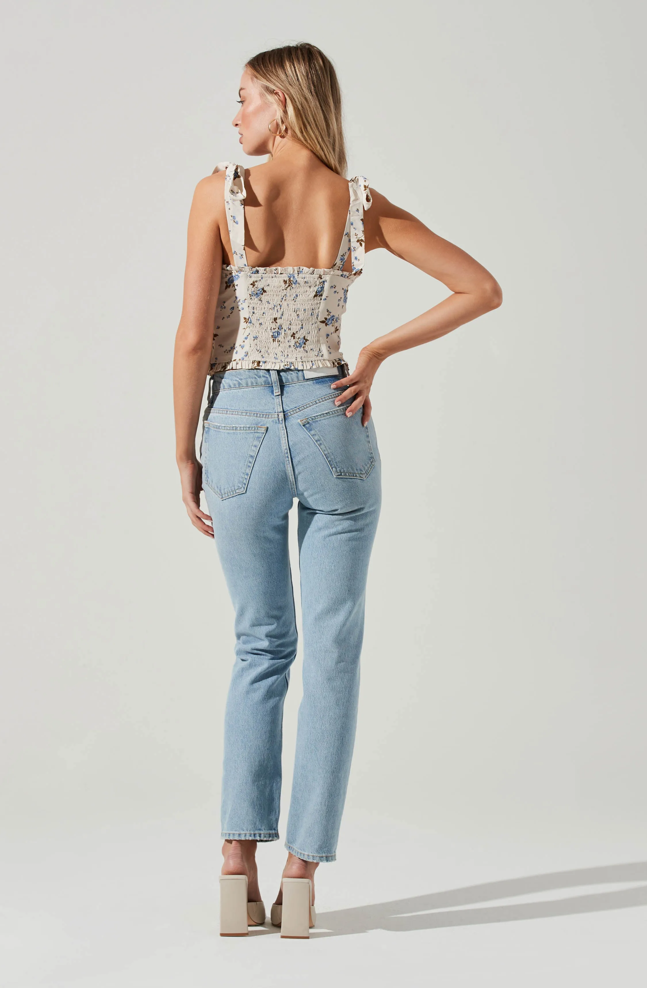 Tie Strap Floral Cami sold by Astr product image thumbnail 5