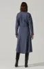 Flykra Asymmetrical Wrap Midi Dress sold by Astr