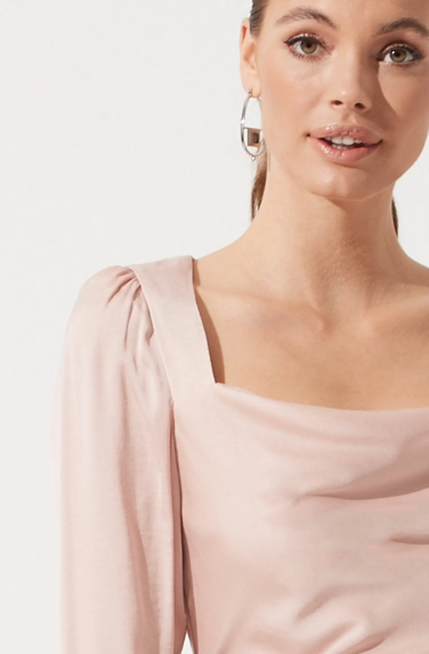 Long Sleeve Back Cutout Top sold by Astr product image thumbnail 4