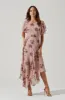 Flutter Sleeve Midi Dress sold by Astr