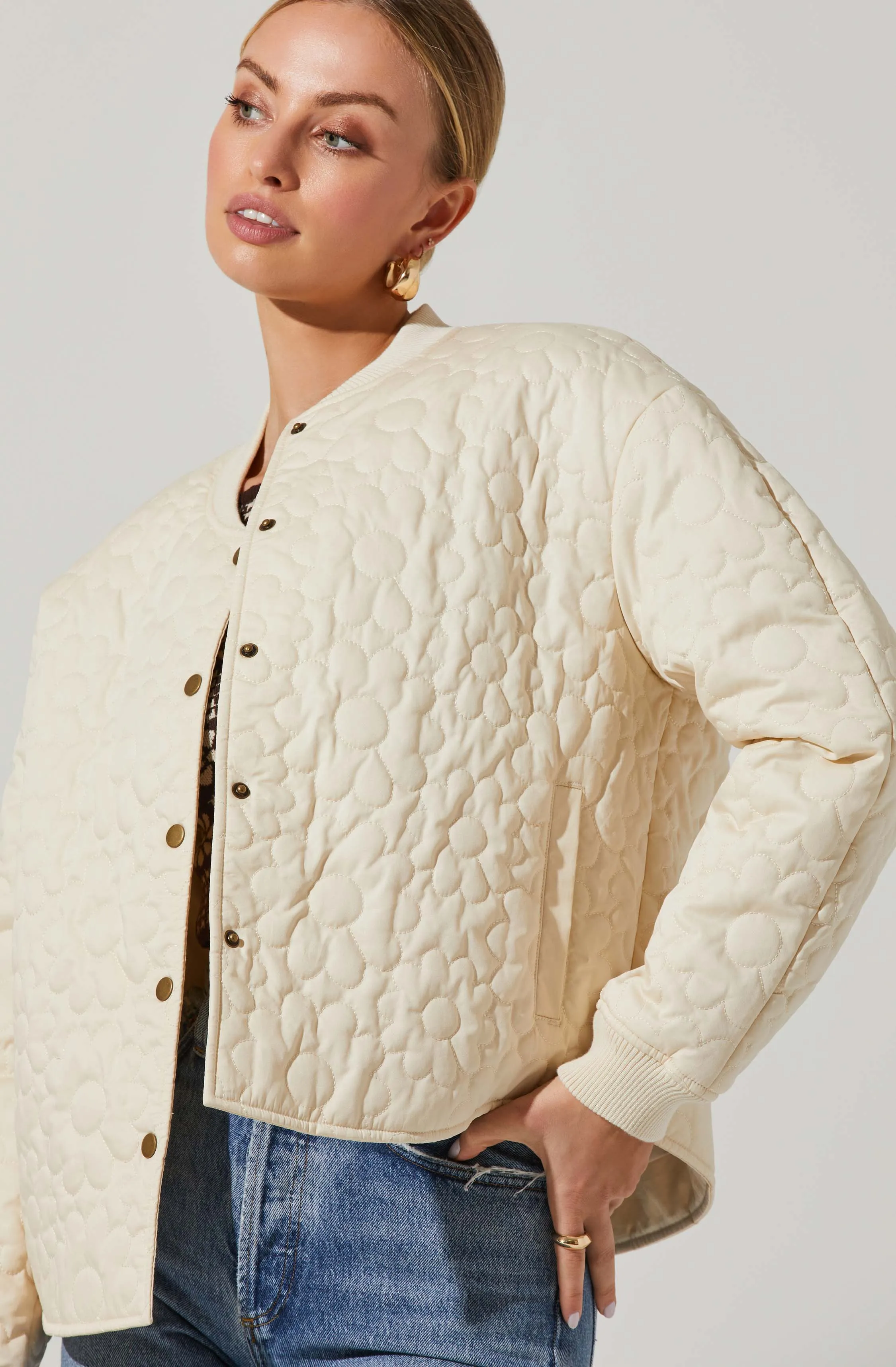 Zenni Quilted Jacket sold by Astr product image thumbnail 3