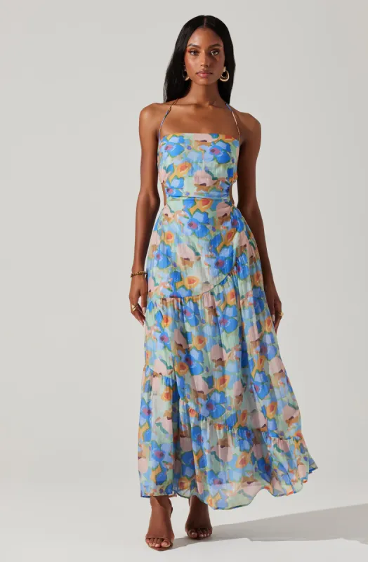 Miaka Floral Maxi Dress sold by Astr