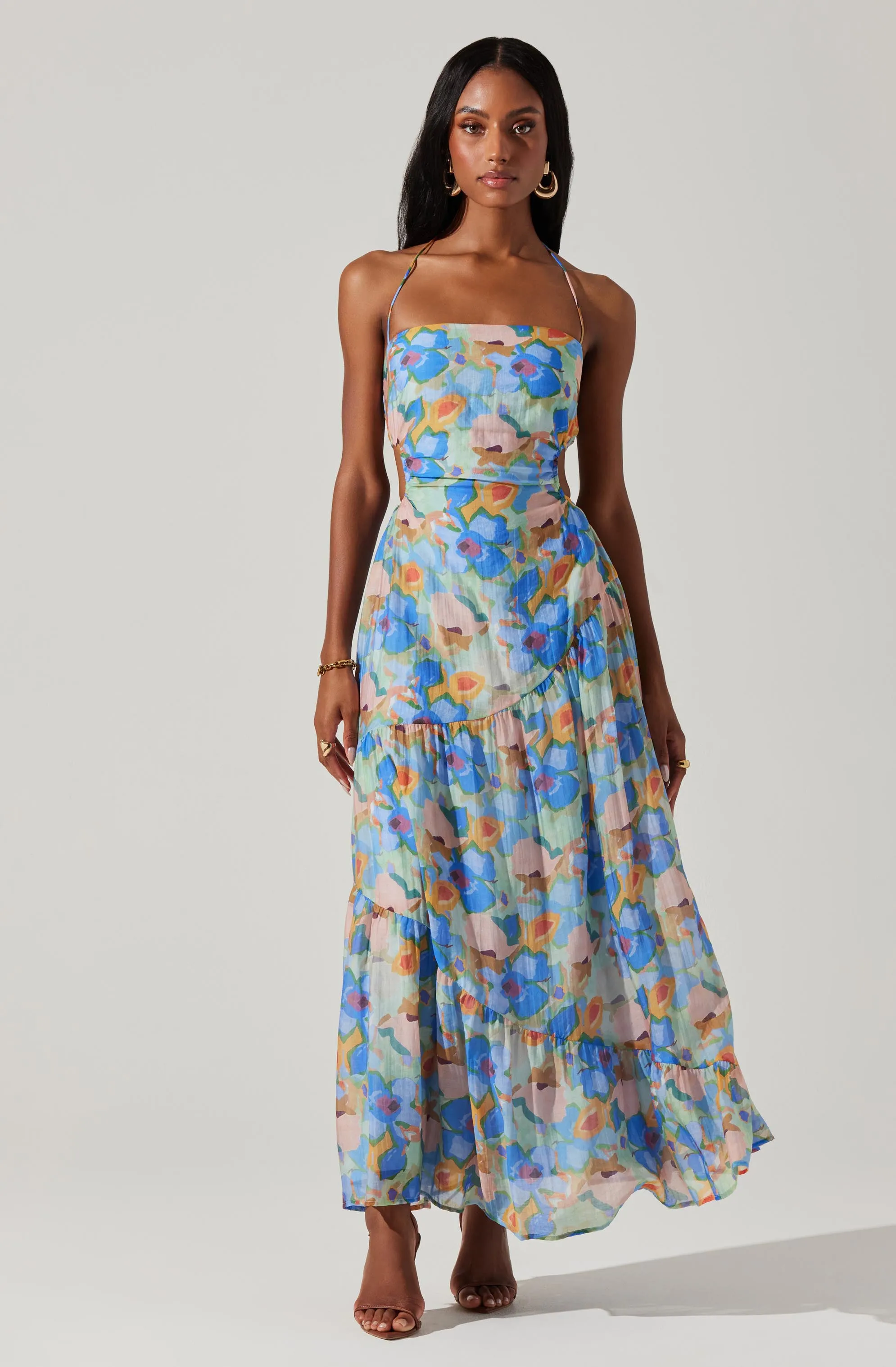 Miaka Floral Maxi Dress sold by Astr