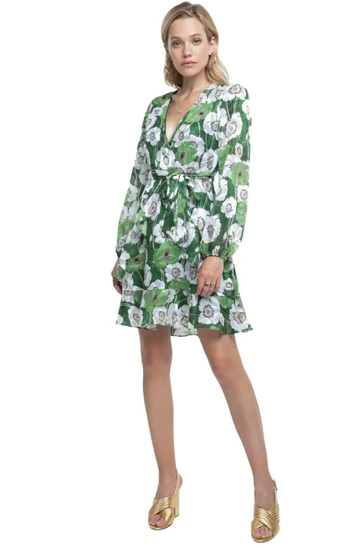 Ruffle Tie Front Dress sold by Astr