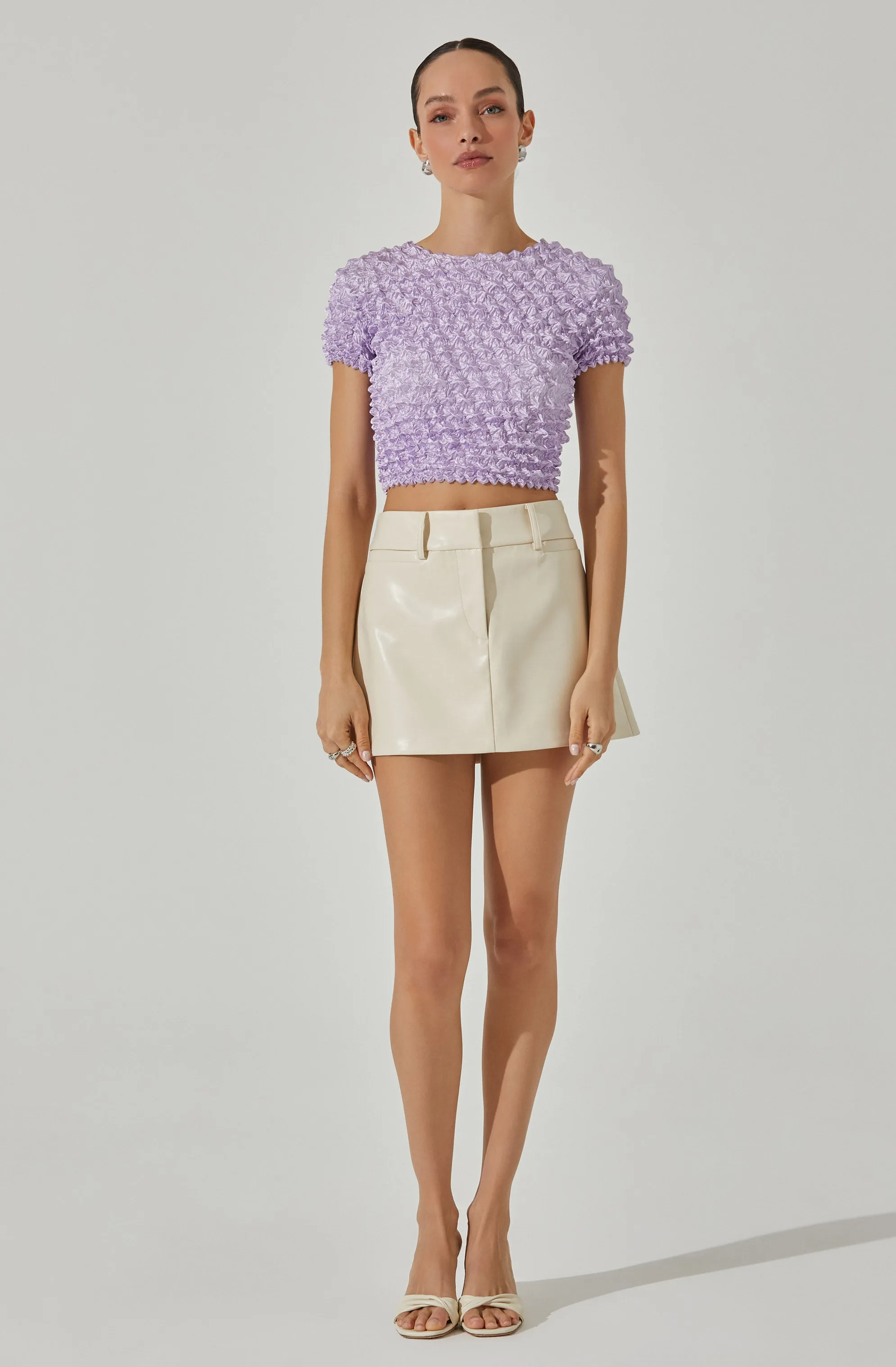 Popcorn Crop Top sold by Astr product image thumbnail 4