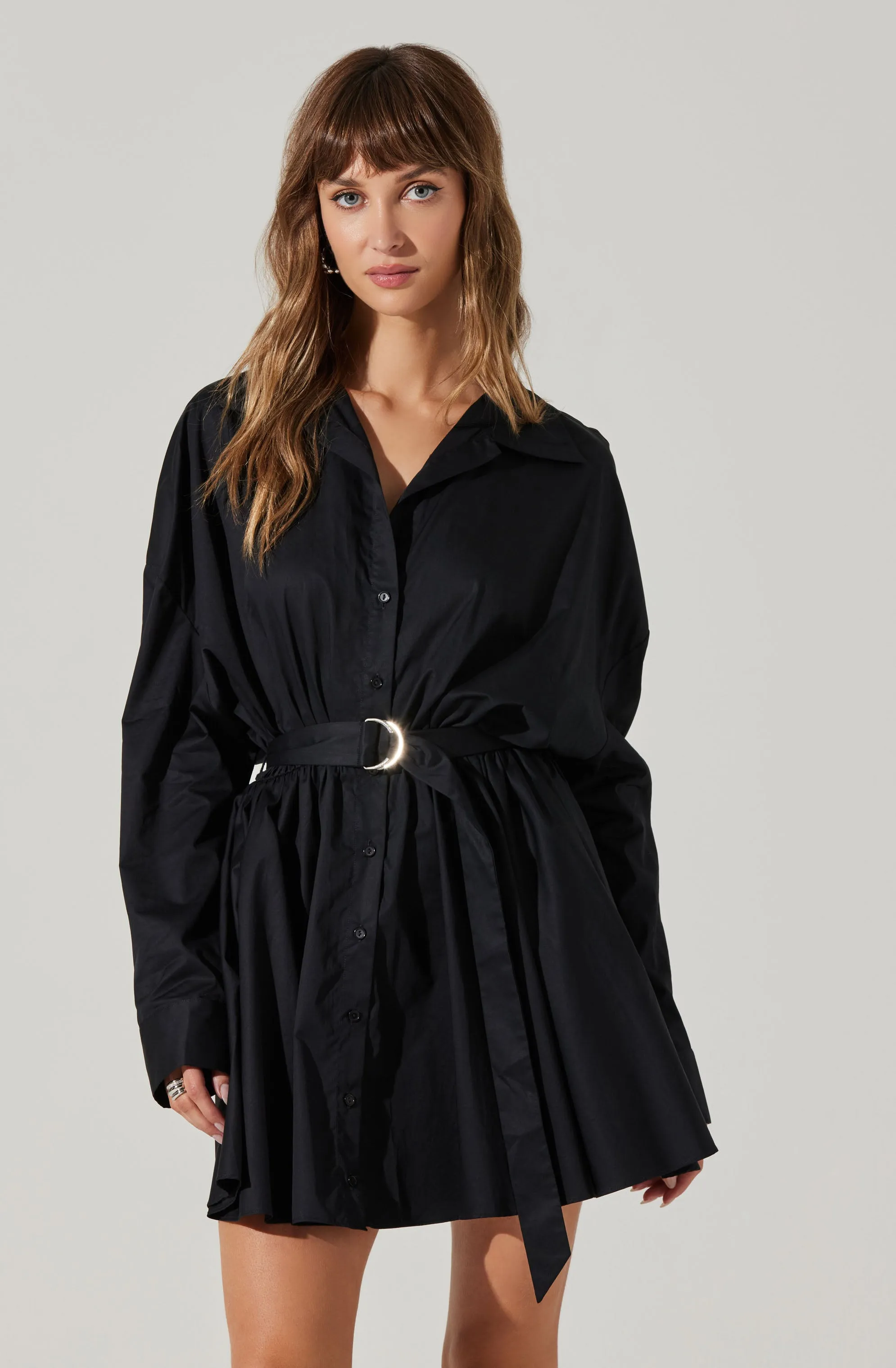 Winica Belted Mini Shirtdress sold by Astr product image thumbnail 5