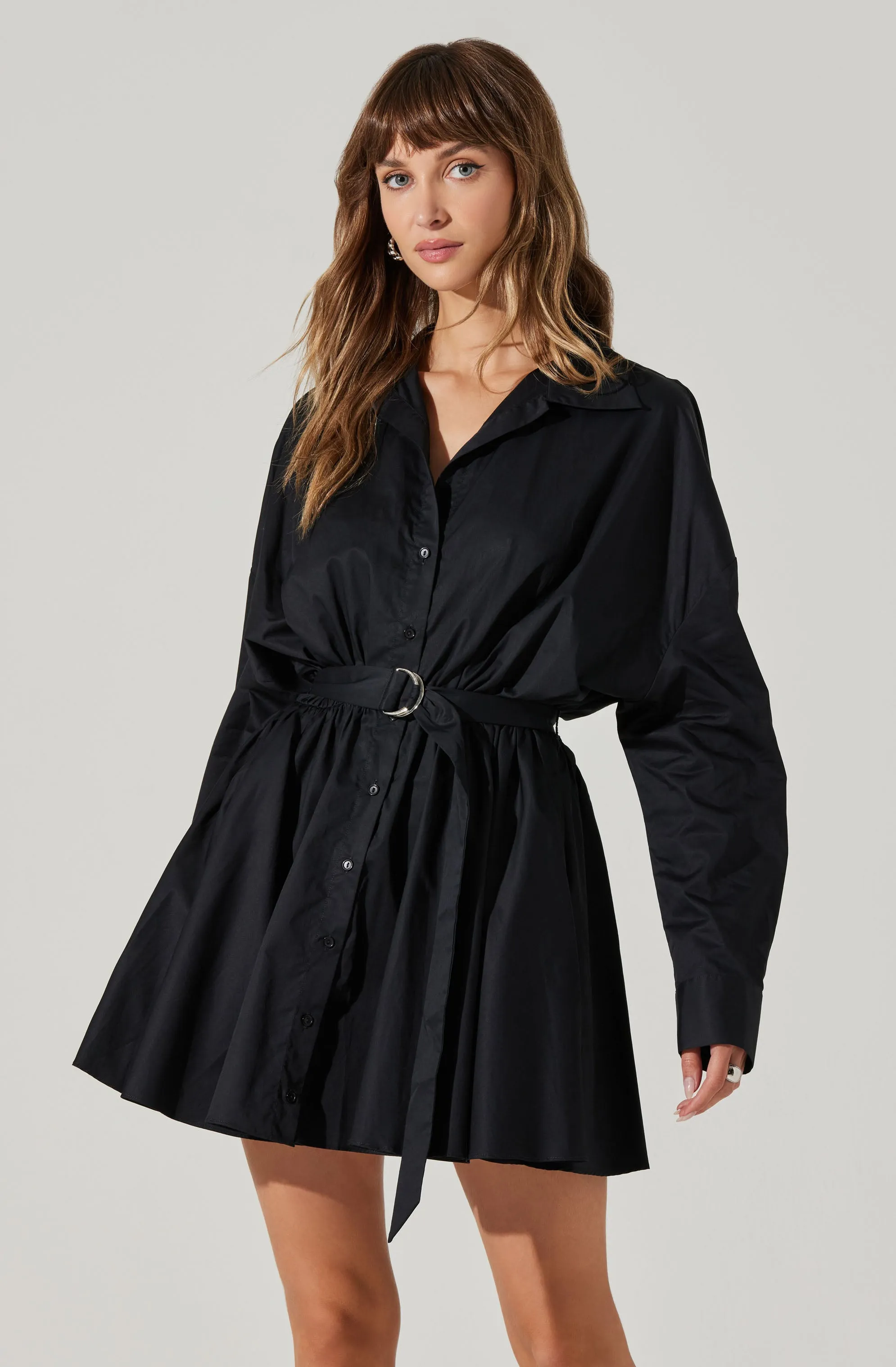 Winica Belted Mini Shirtdress sold by Astr product image thumbnail 2