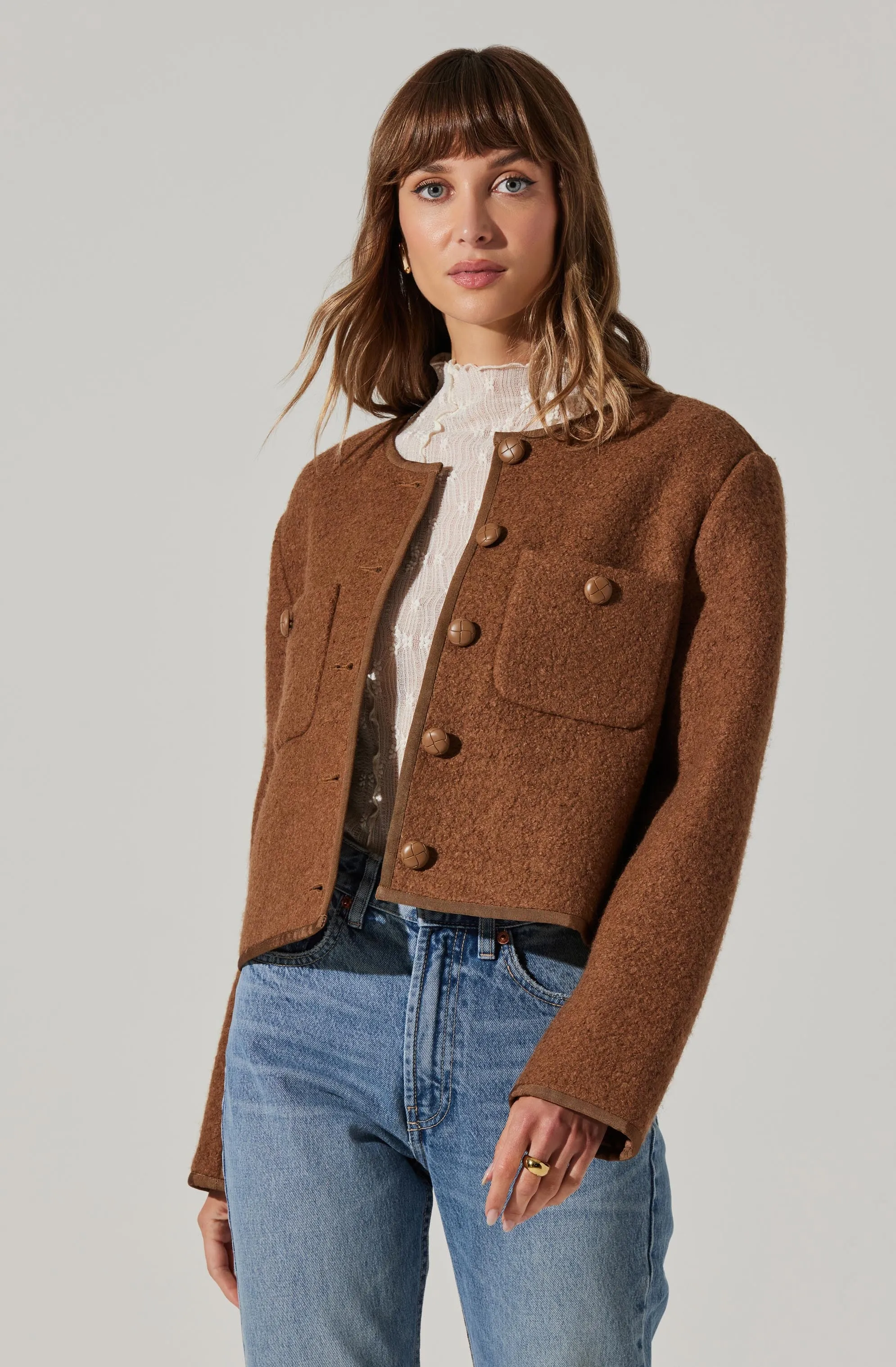 Calliope Wool Blend Jacket sold by Astr product image thumbnail 3