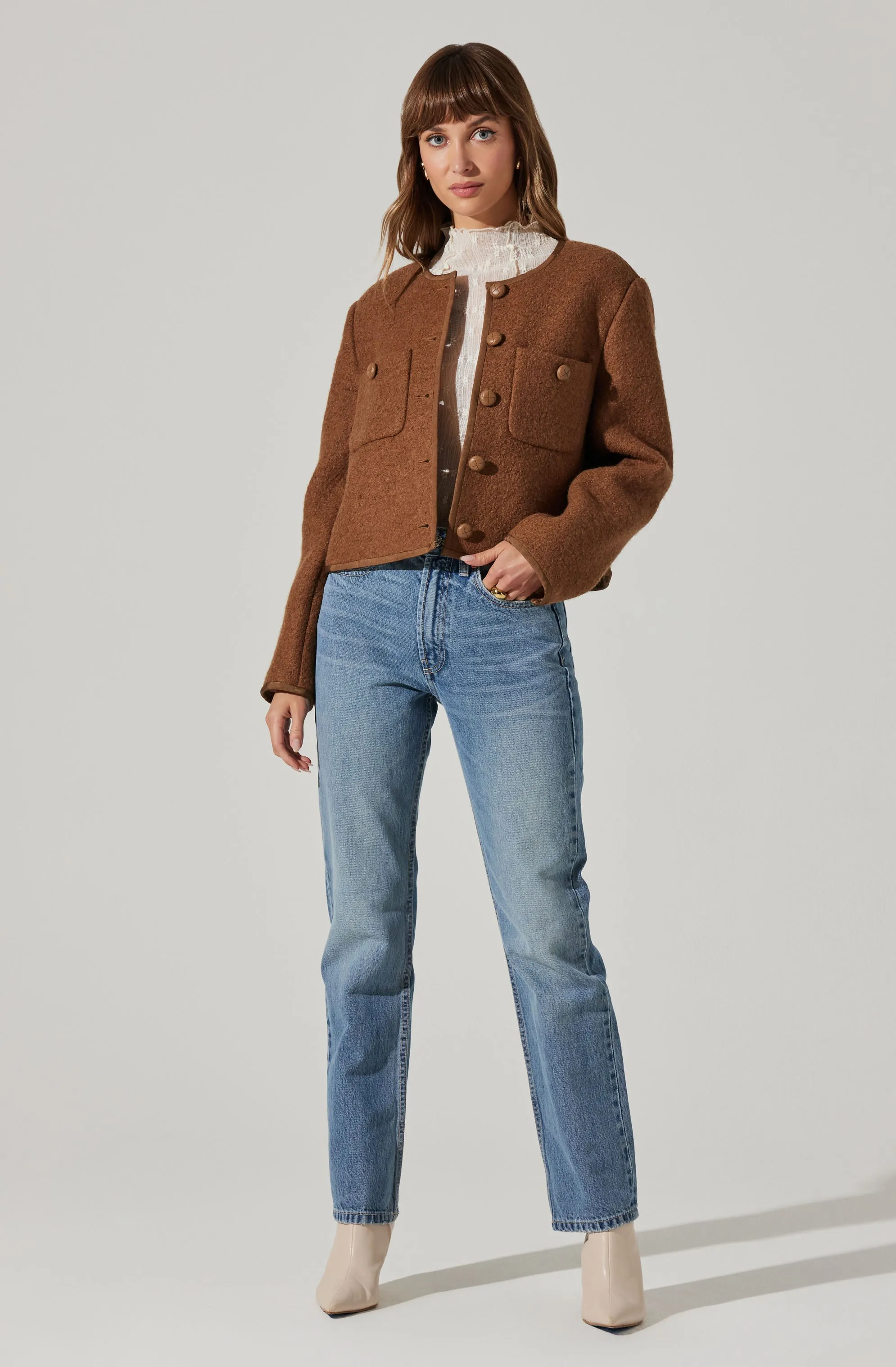 Calliope Wool Blend Jacket sold by Astr product image thumbnail 2