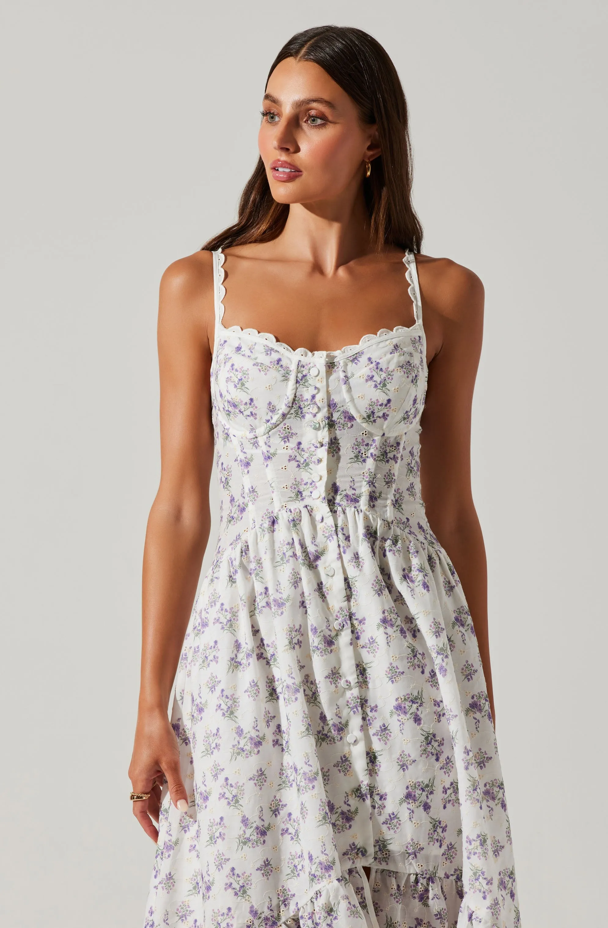 Yamila Floral Midi Dress sold by Astr product image thumbnail 2