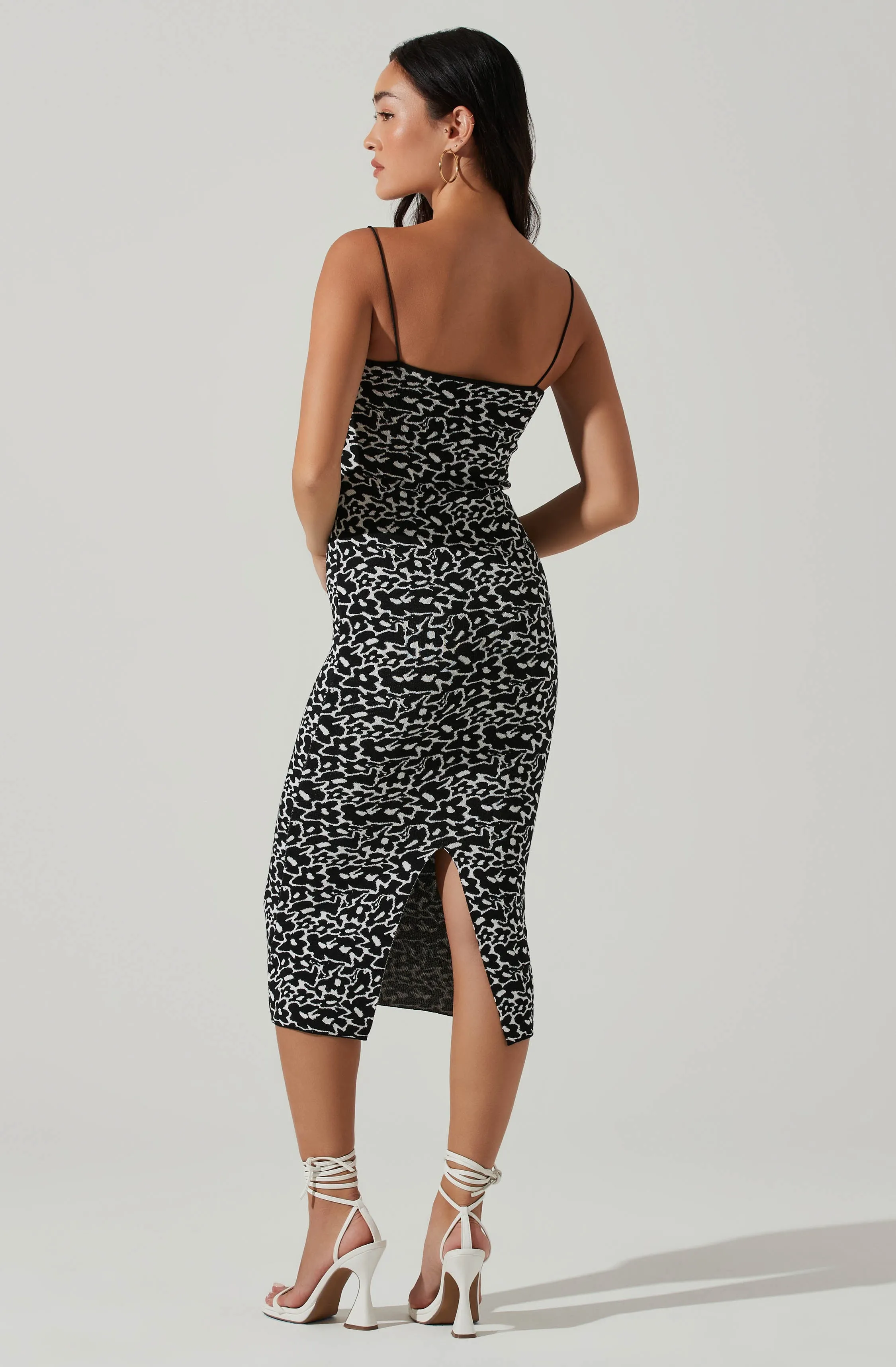 Catira Floral Knit Bodycon Midi Dress sold by Astr product image thumbnail 4
