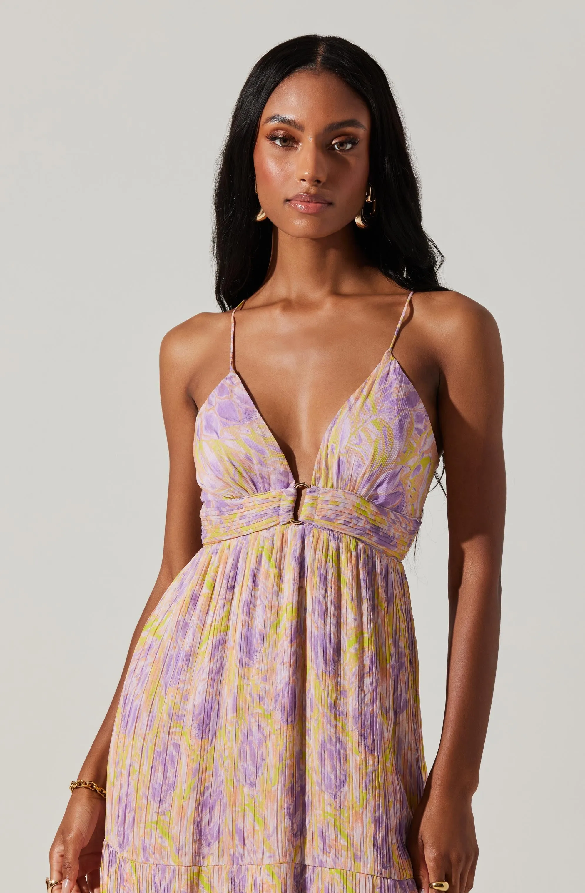 Minari Floral Maxi Dress sold by Astr product image thumbnail 4