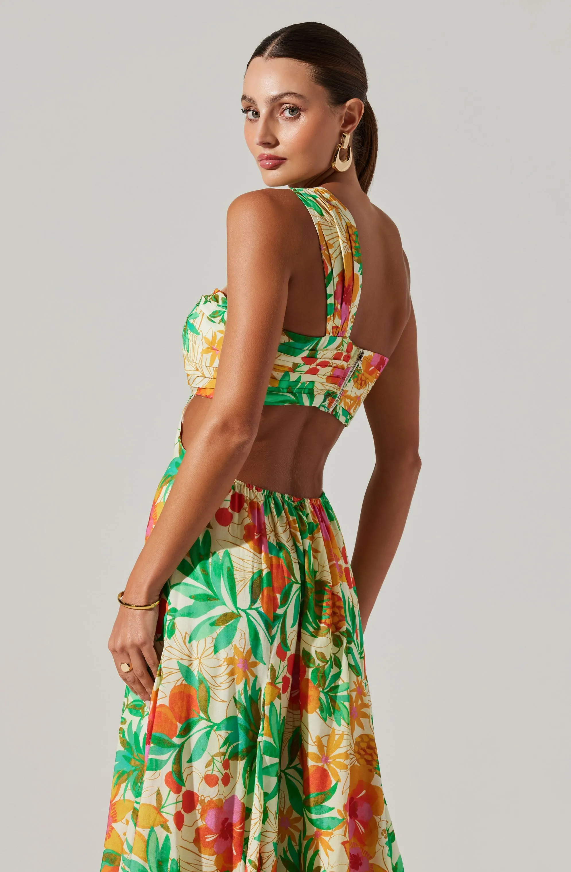 Mezcal One Shoulder Maxi Dess sold by Astr product image thumbnail 5