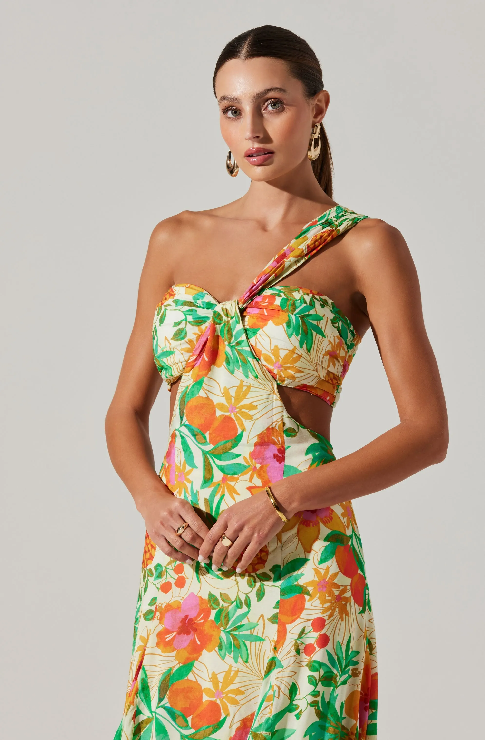 Mezcal One Shoulder Maxi Dess sold by Astr product image thumbnail 2