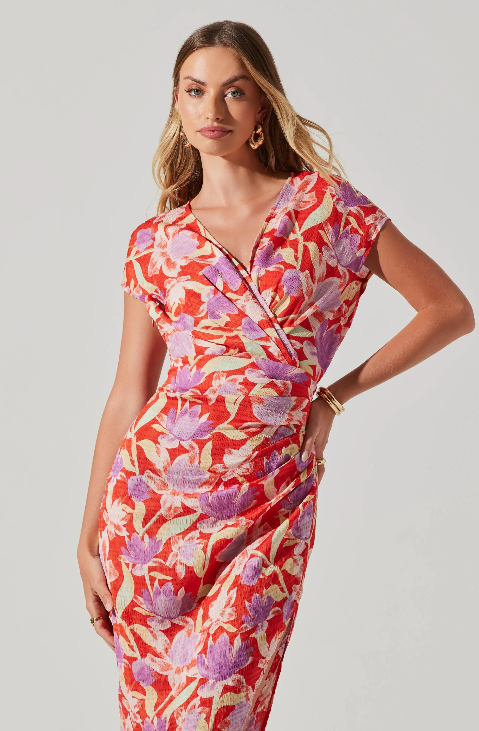Rialto Floral Midi Dress sold by Astr product image thumbnail 2