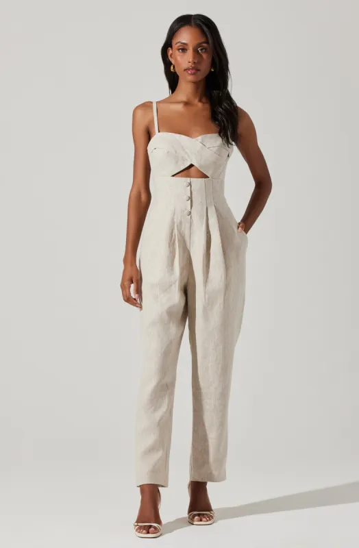 Ilona Cutout Jumpsuit made by Astr