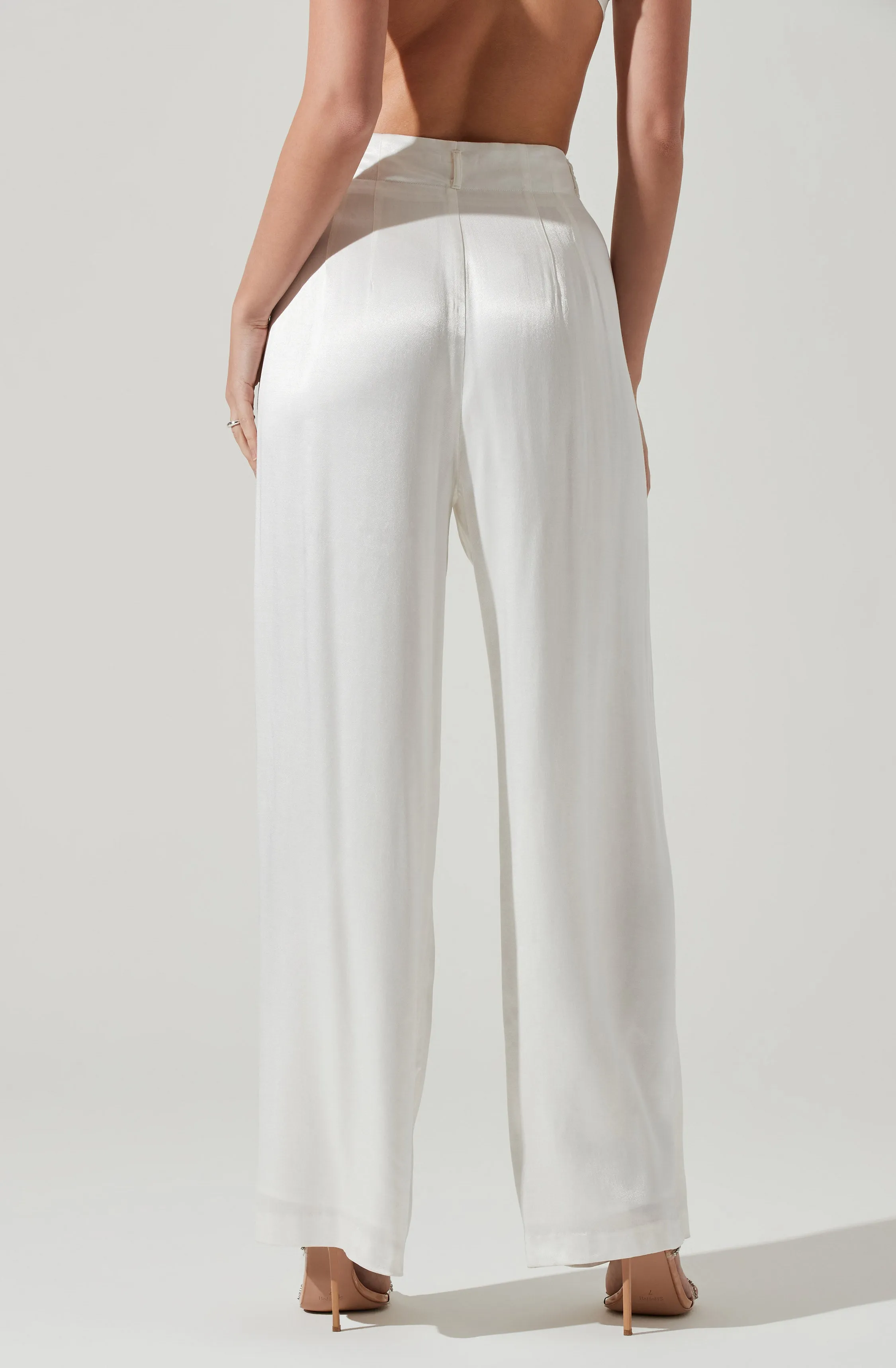 Brigitta Satin Wide Leg Pants sold by Astr product image thumbnail 5