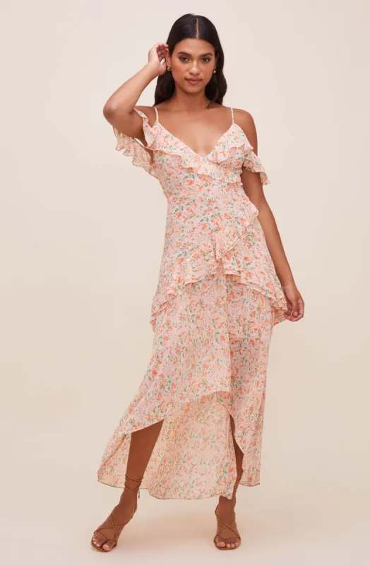 Pemberley Floral High Low Dress sold by Astr