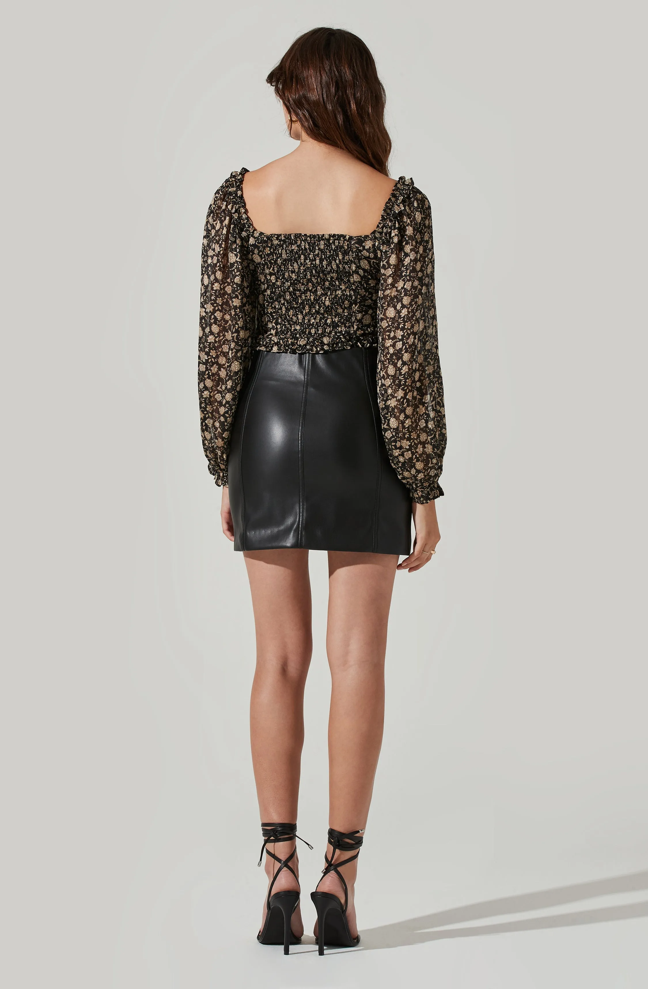 Helena Floral Ruched Top sold by Astr product image thumbnail 3