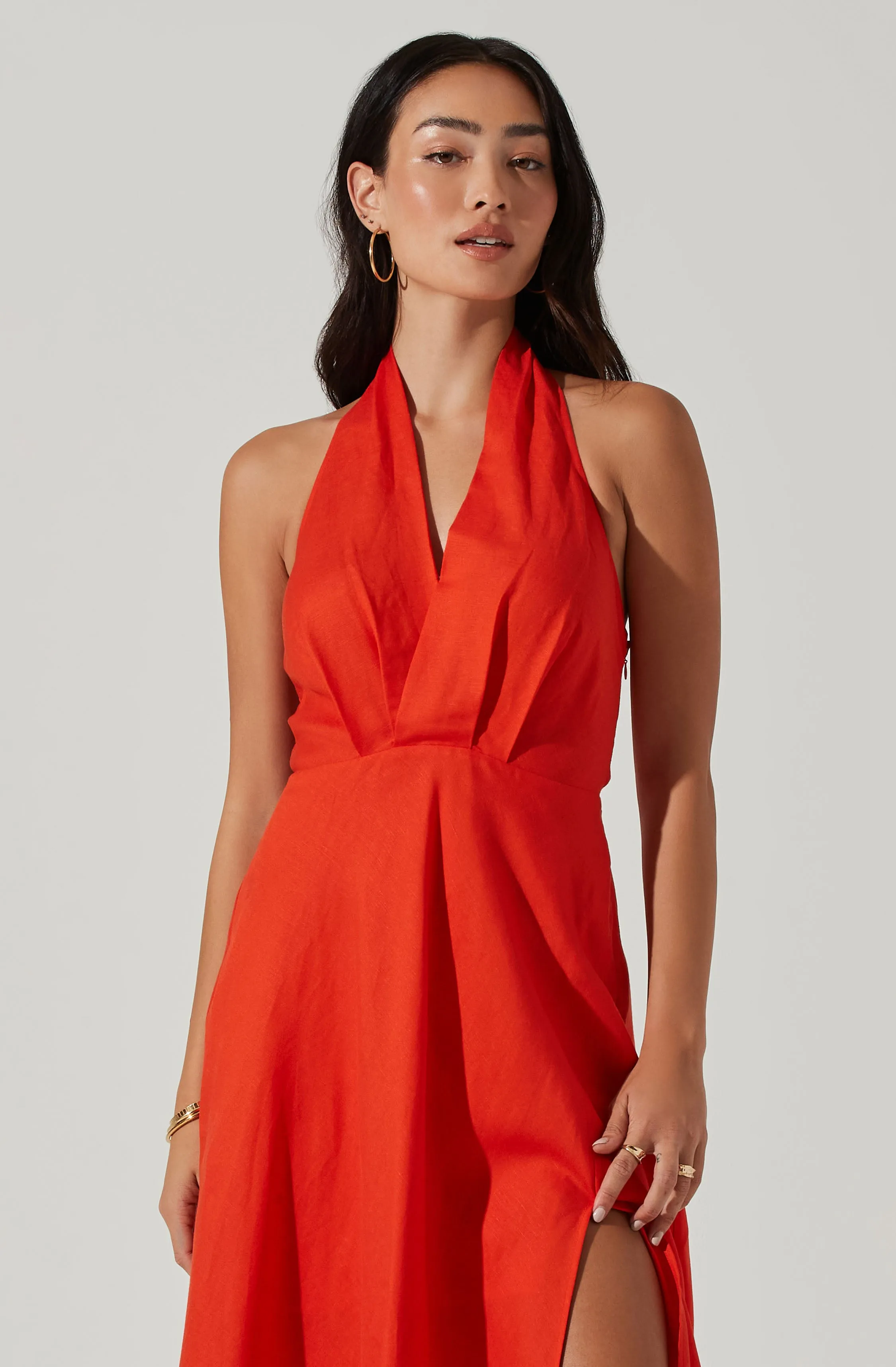 Keava Halter Midi Dress sold by Astr product image thumbnail 2