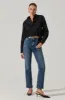 Cyril Cinch Waist Button-Up Top sold by Astr