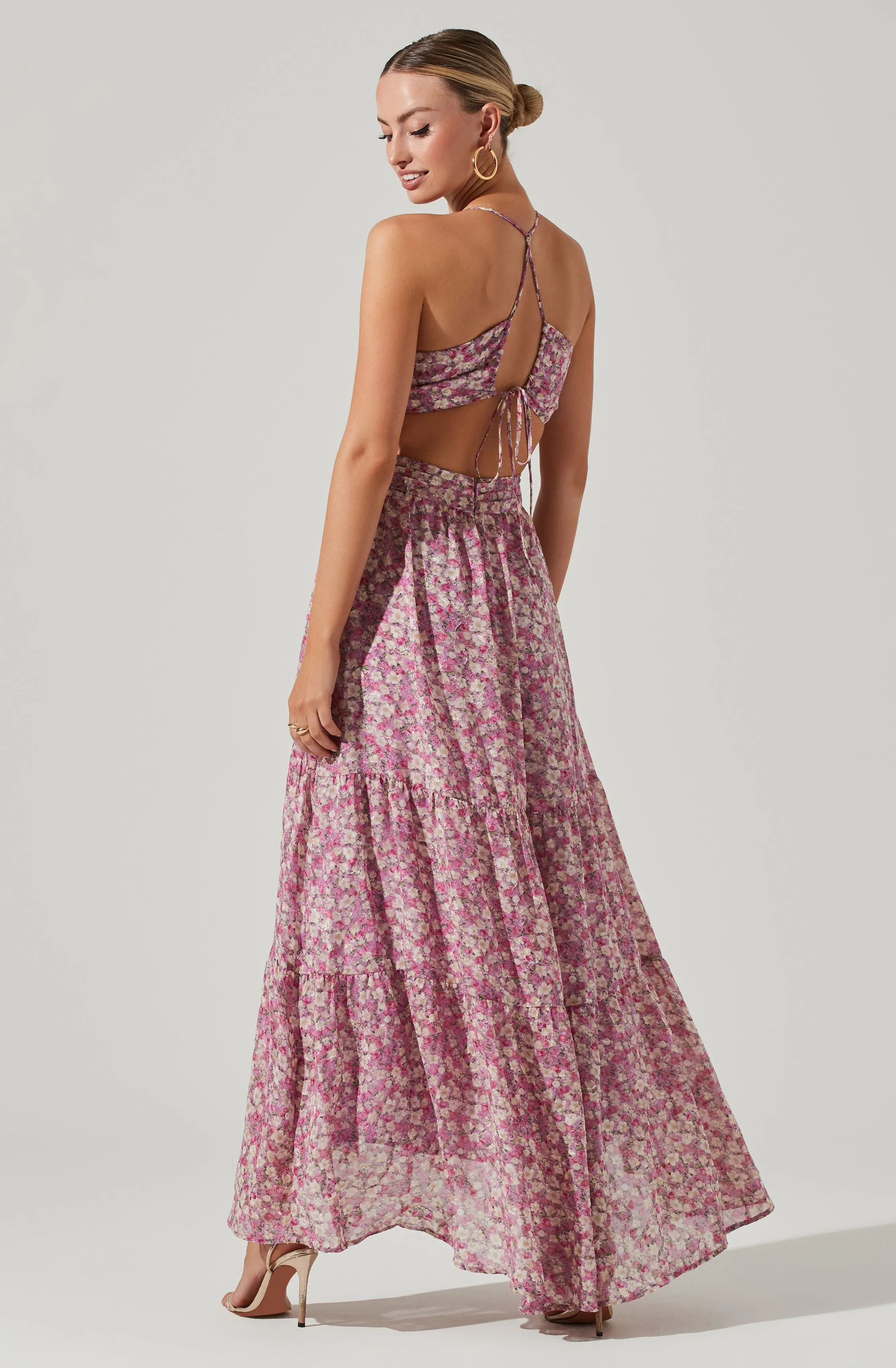 Frolic Floral Cutout Maxi Dress sold by Astr product image thumbnail 5