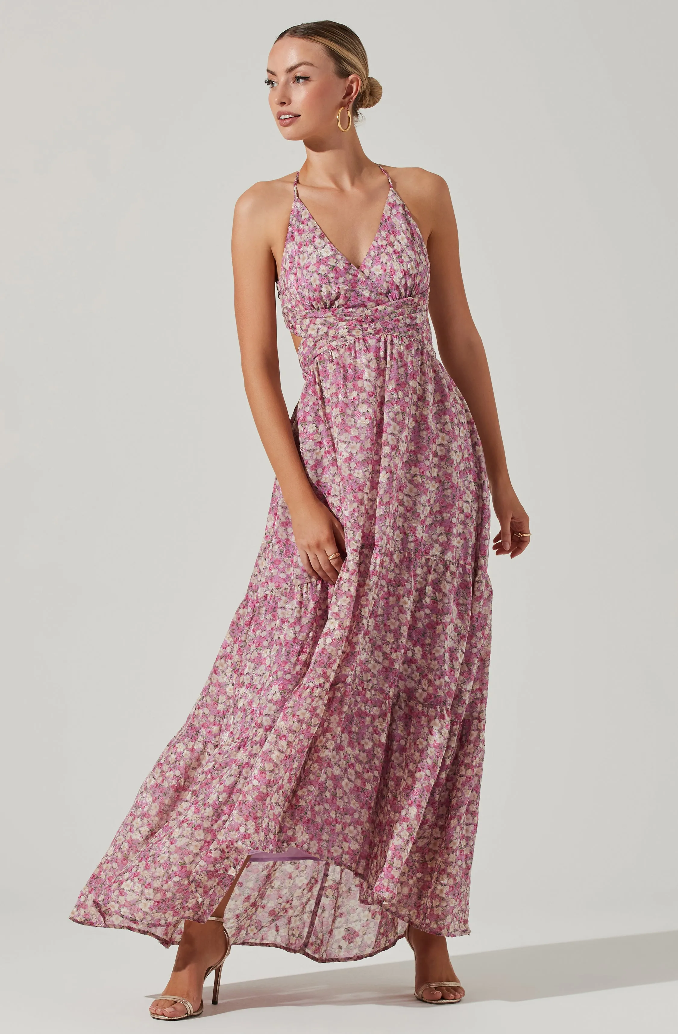 Frolic Floral Cutout Maxi Dress sold by Astr product image thumbnail 2