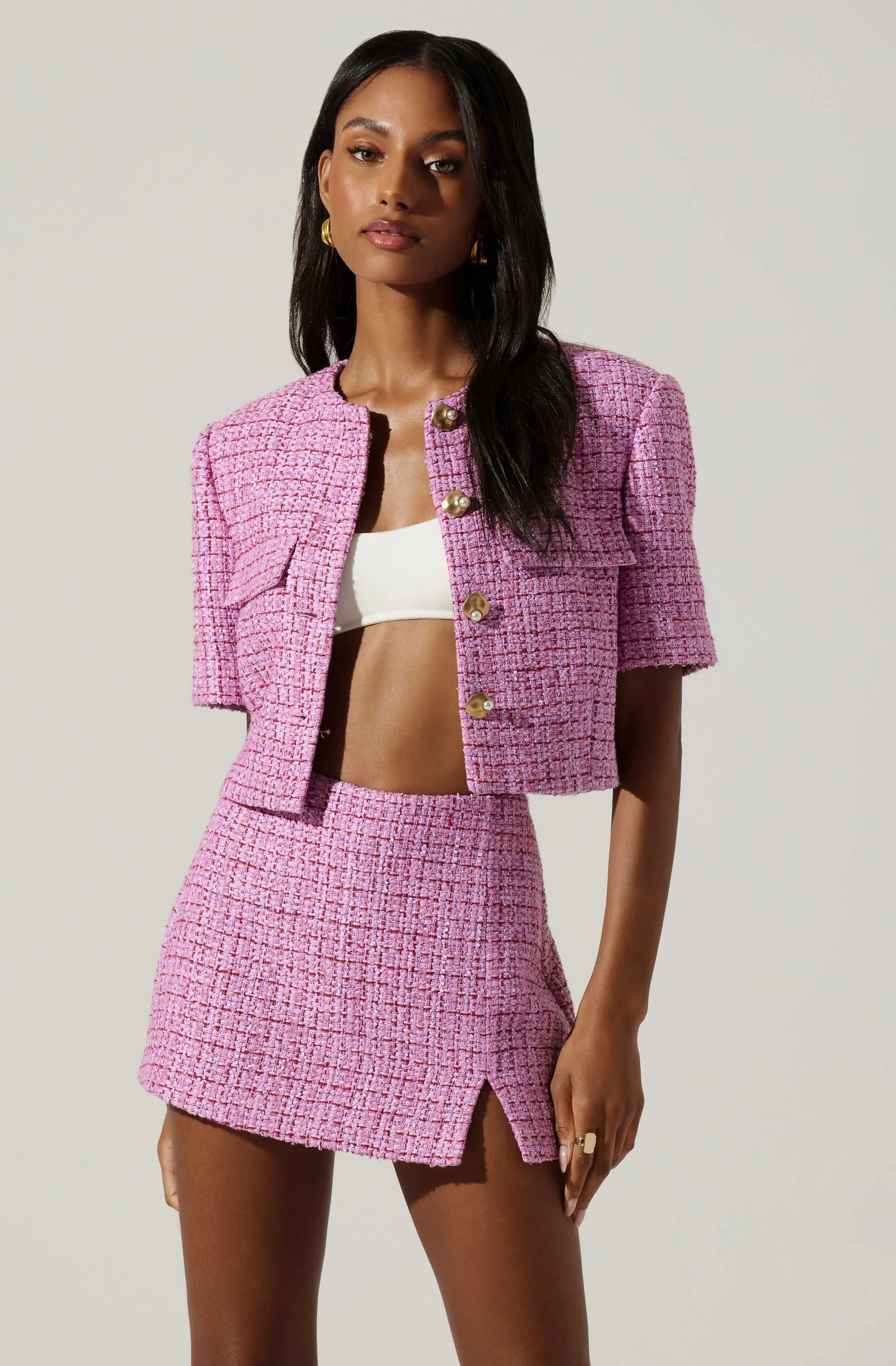 Rivka Tweed Skort sold by Astr product image thumbnail 4