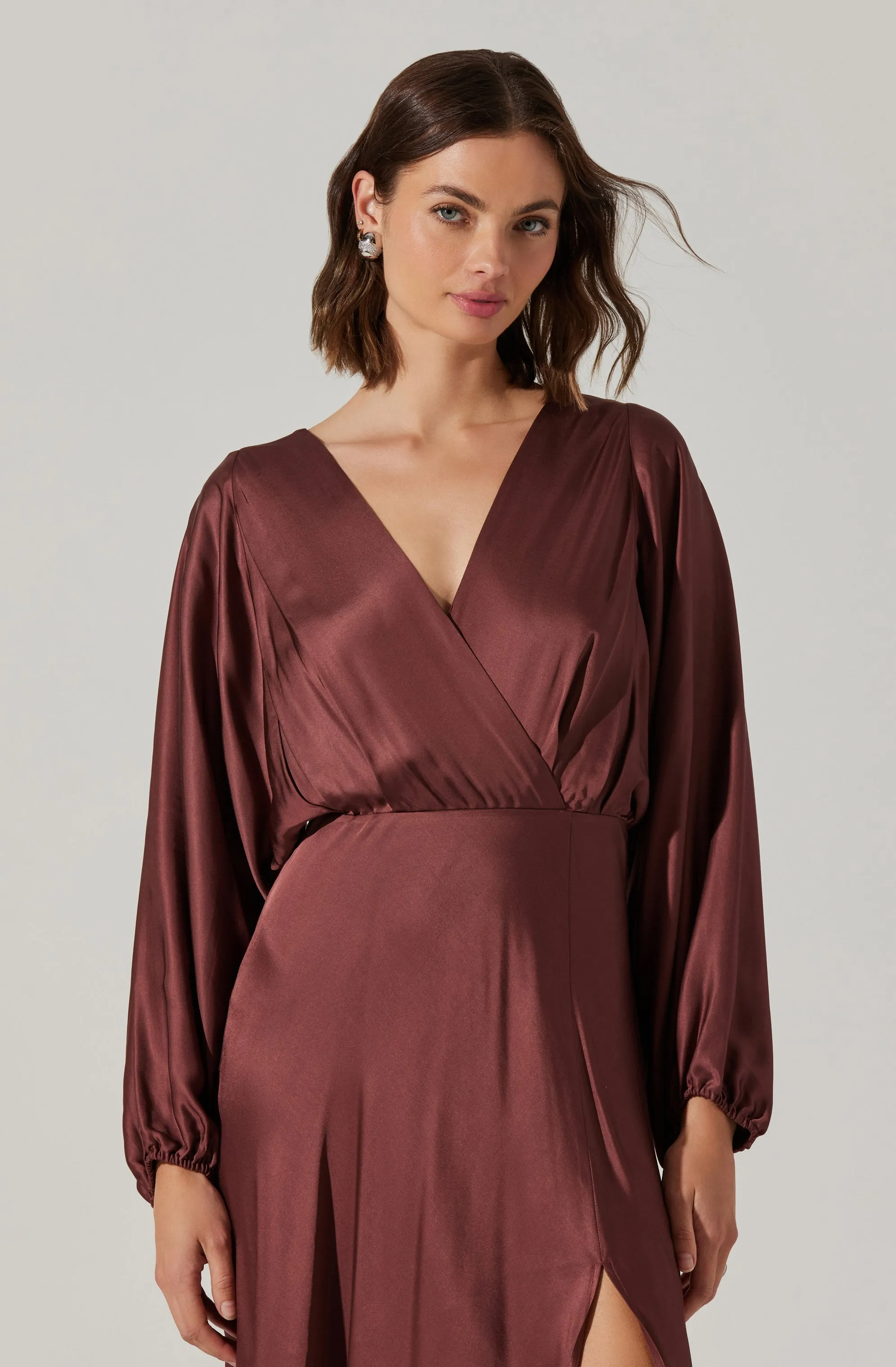 Kimiko V-Neck Midi Dress sold by Astr product image thumbnail 5