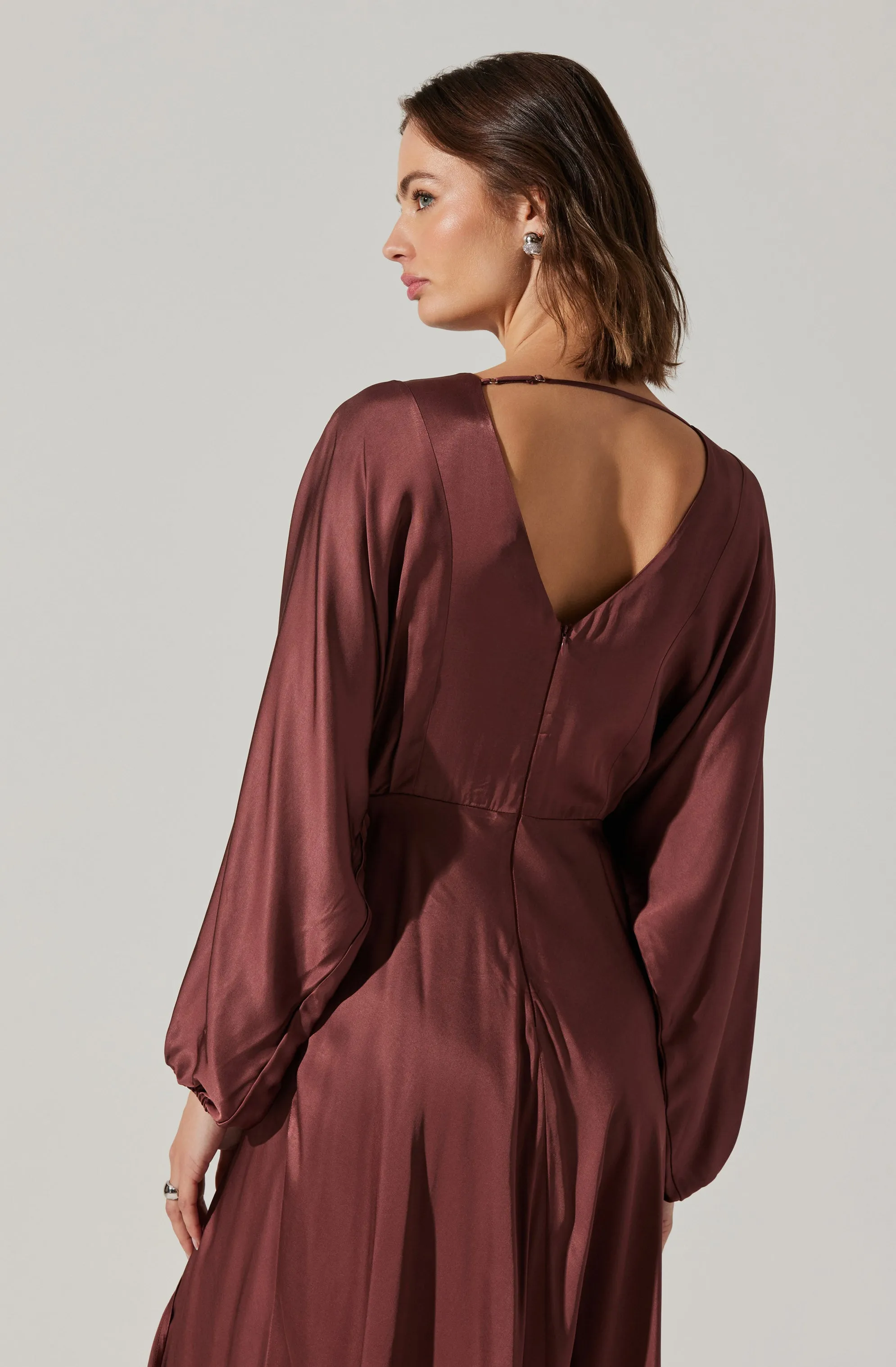 Kimiko V-Neck Midi Dress sold by Astr product image thumbnail 4
