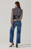 Floral Puff Sleeve Mock Neck Top sold by Astr