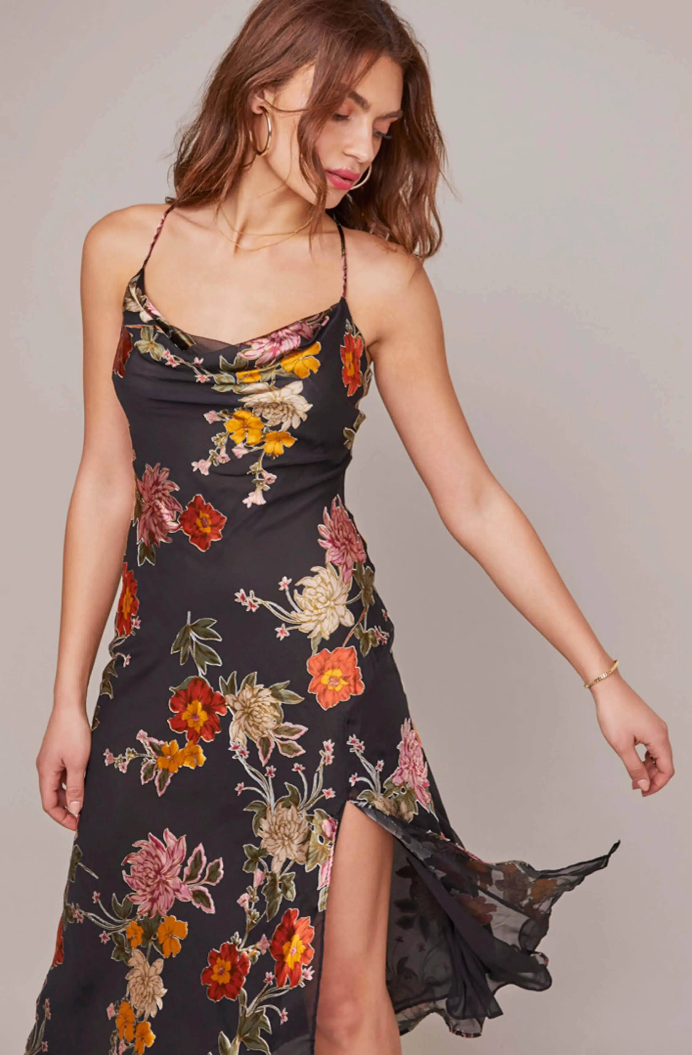 Gaia Floral Midi Dress sold by Astr product image thumbnail 2