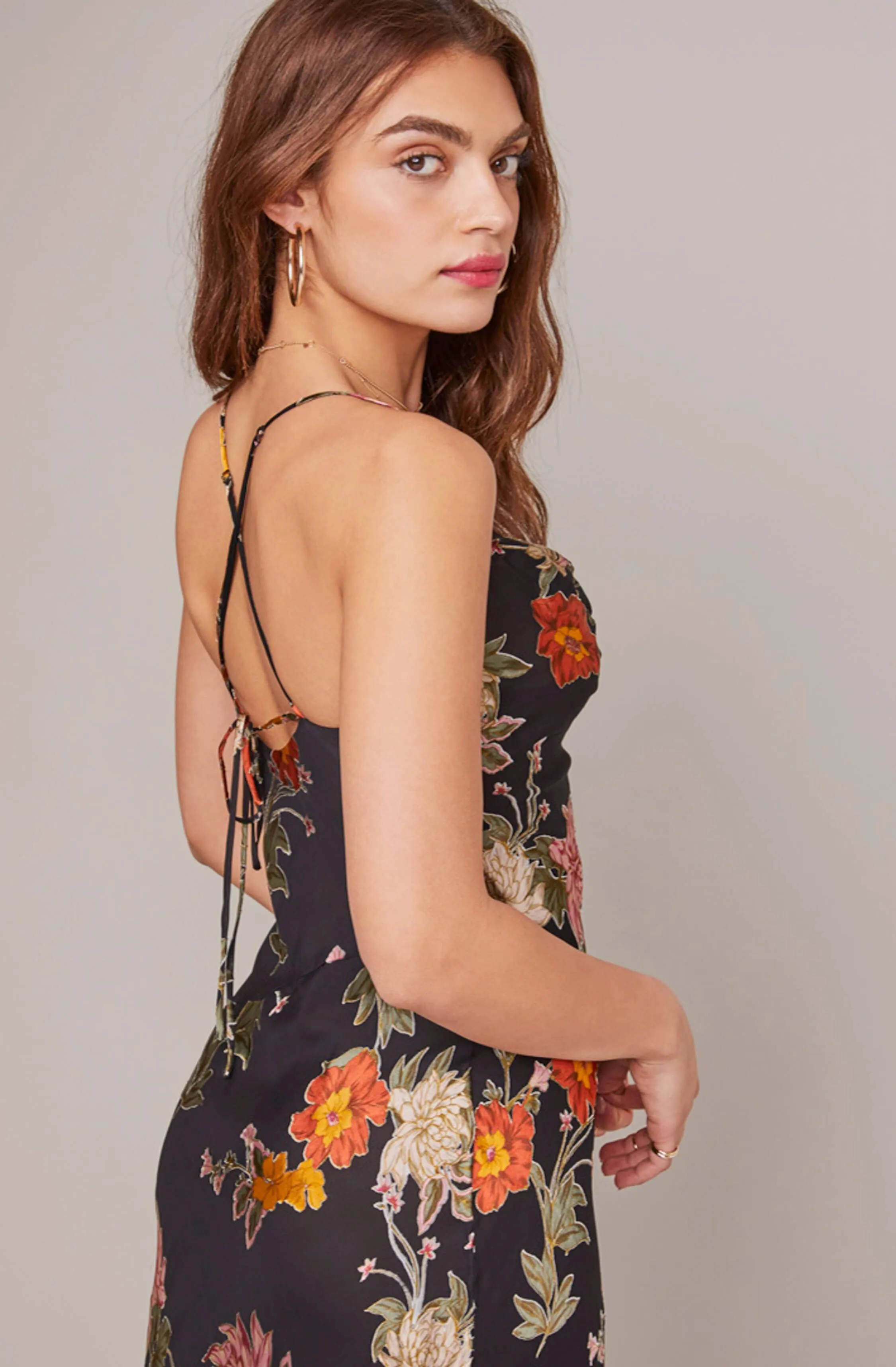Gaia Floral Midi Dress sold by Astr product image thumbnail 3