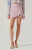 Isoline Faux Leather Mini Skirt sold by Astr