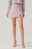 Isoline Faux Leather Mini Skirt sold by Astr