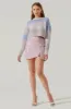 Isoline Faux Leather Mini Skirt sold by Astr