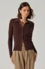 Eliot Collared Button-Up Sweater sold by Astr