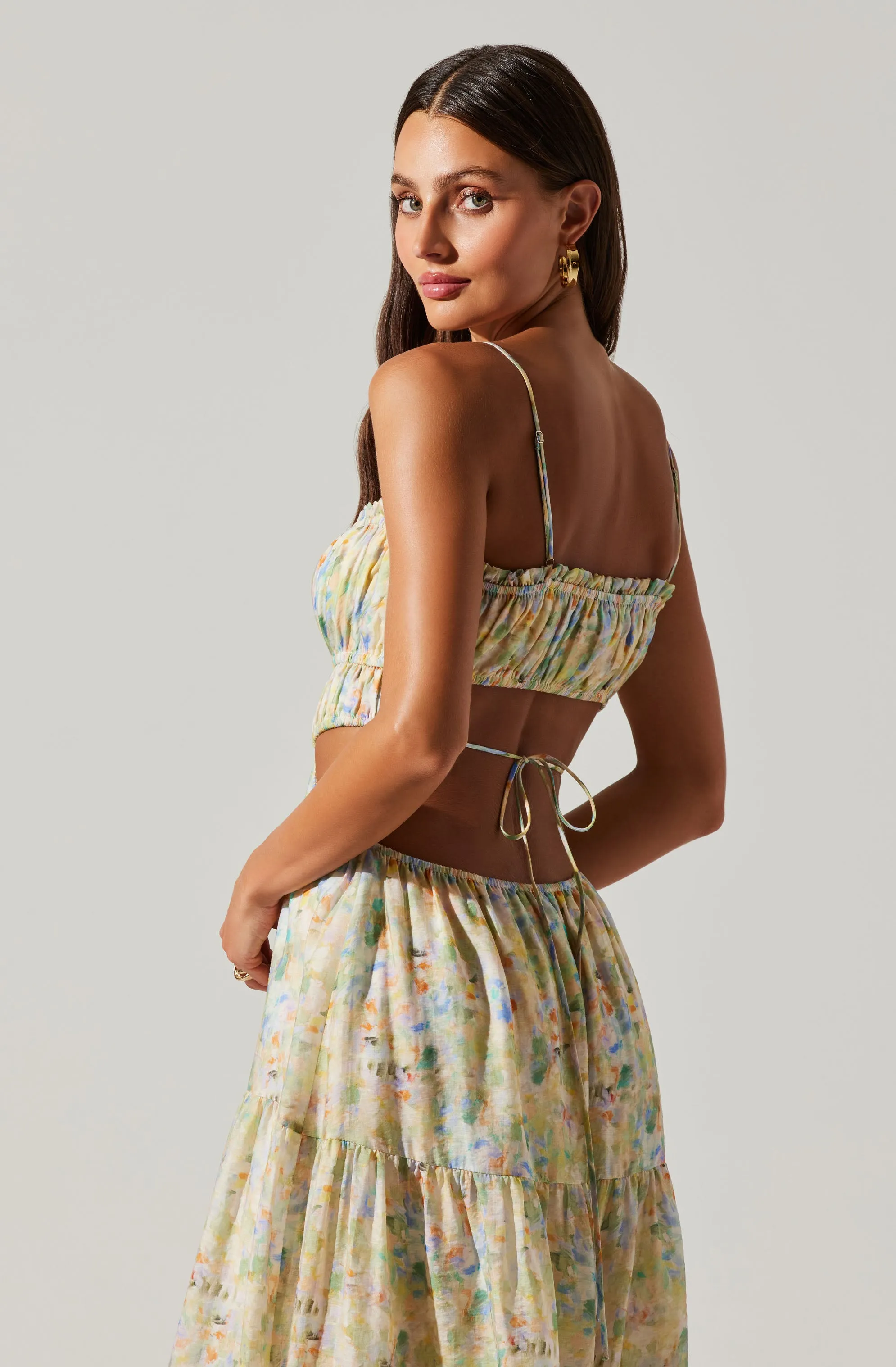 Odina Floral Maxi Dress sold by Astr product image thumbnail 5