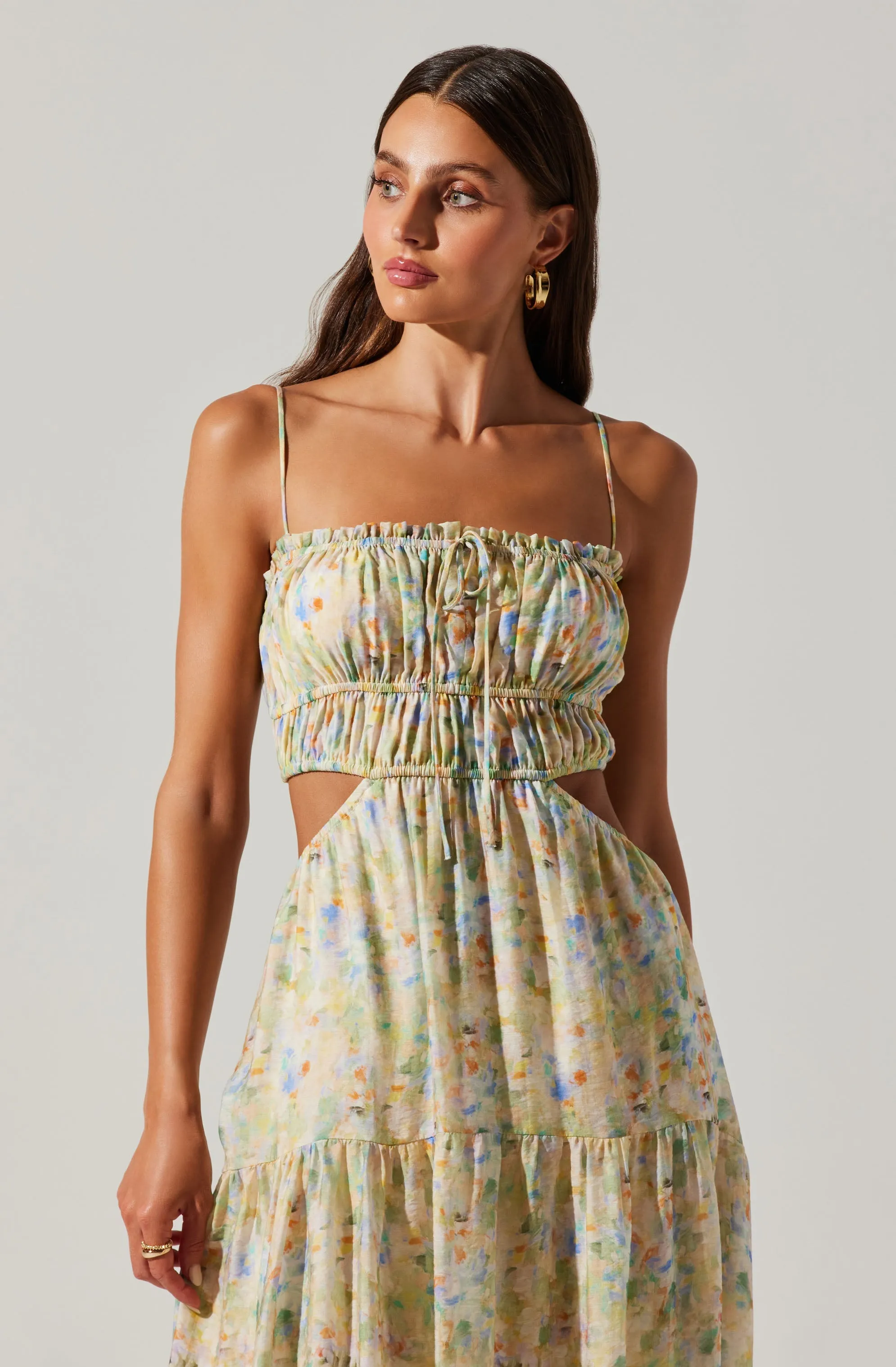 Odina Floral Maxi Dress sold by Astr product image thumbnail 4