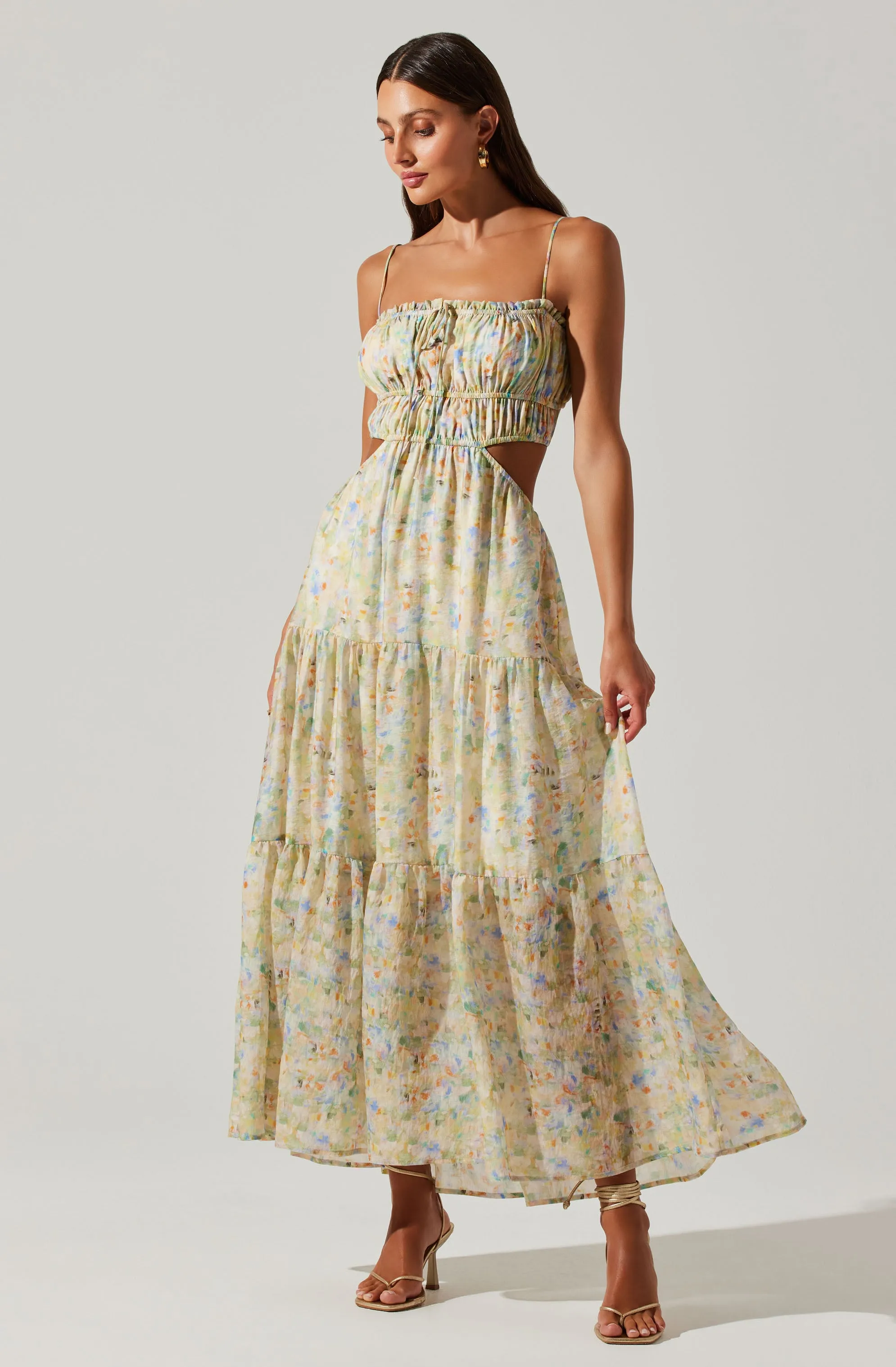 Odina Floral Maxi Dress sold by Astr product image thumbnail 3